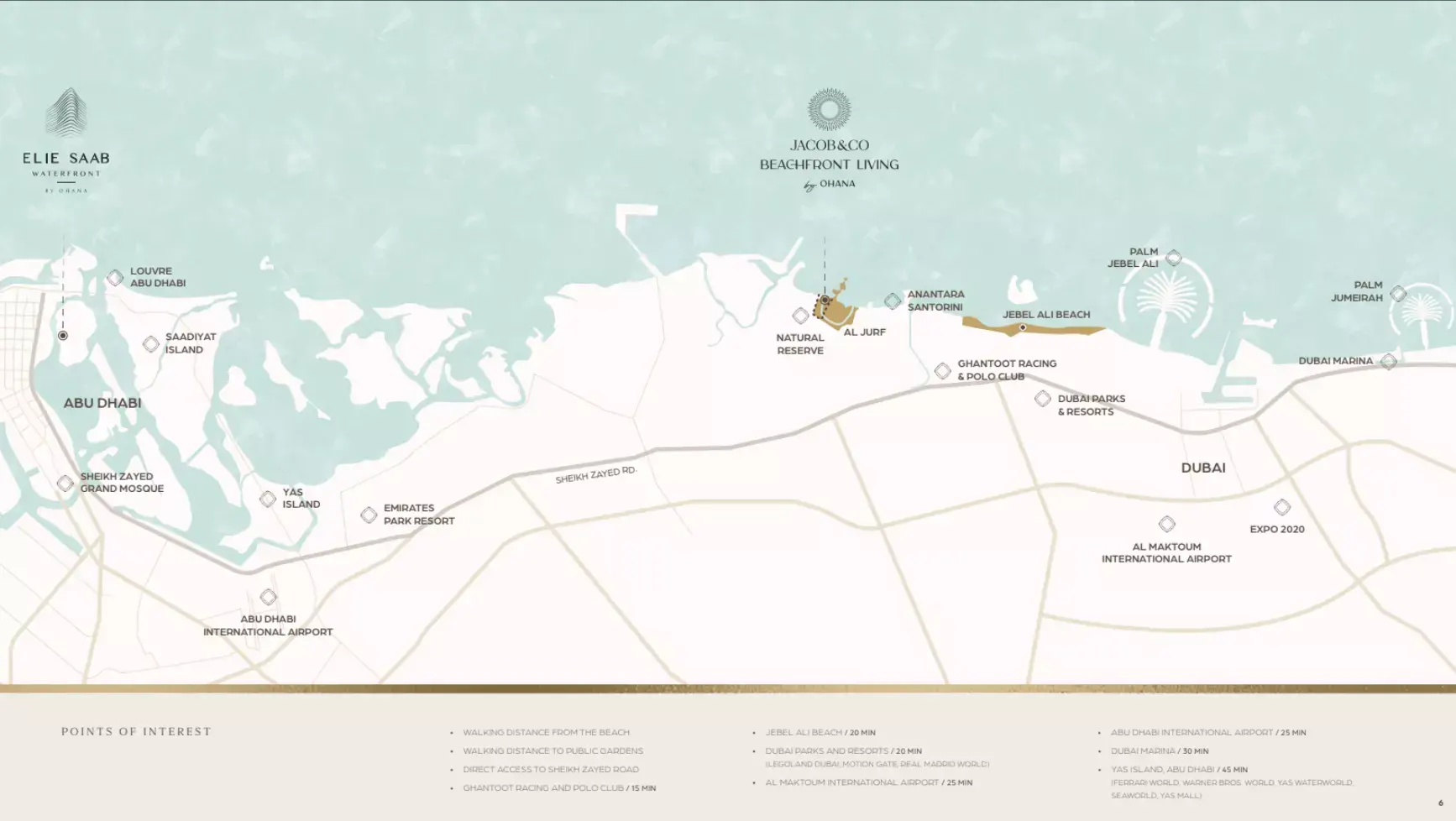 Masterplan for Jacob & Co. Beachfront Living