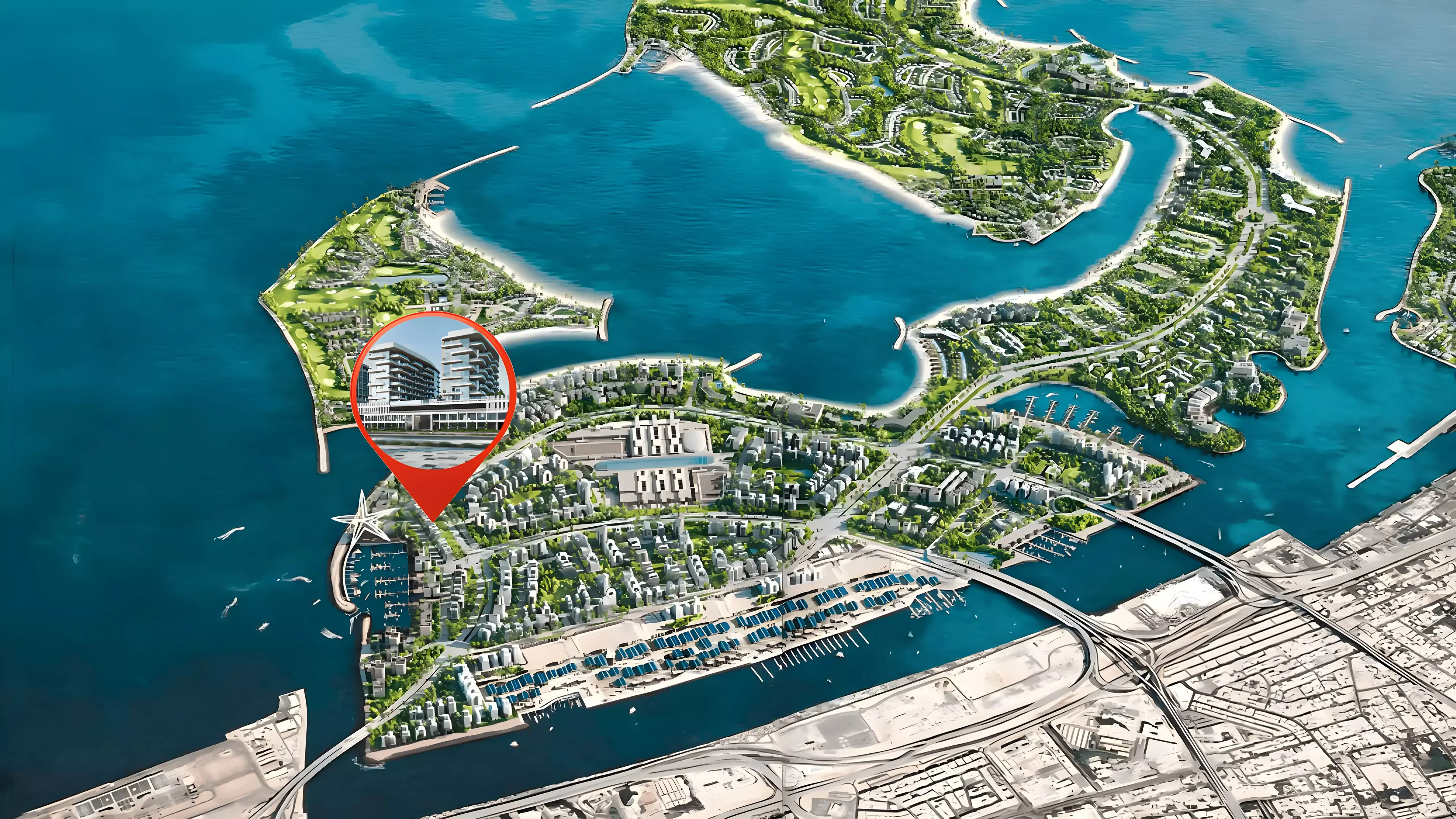 Masterplan for Blue Marina Residence