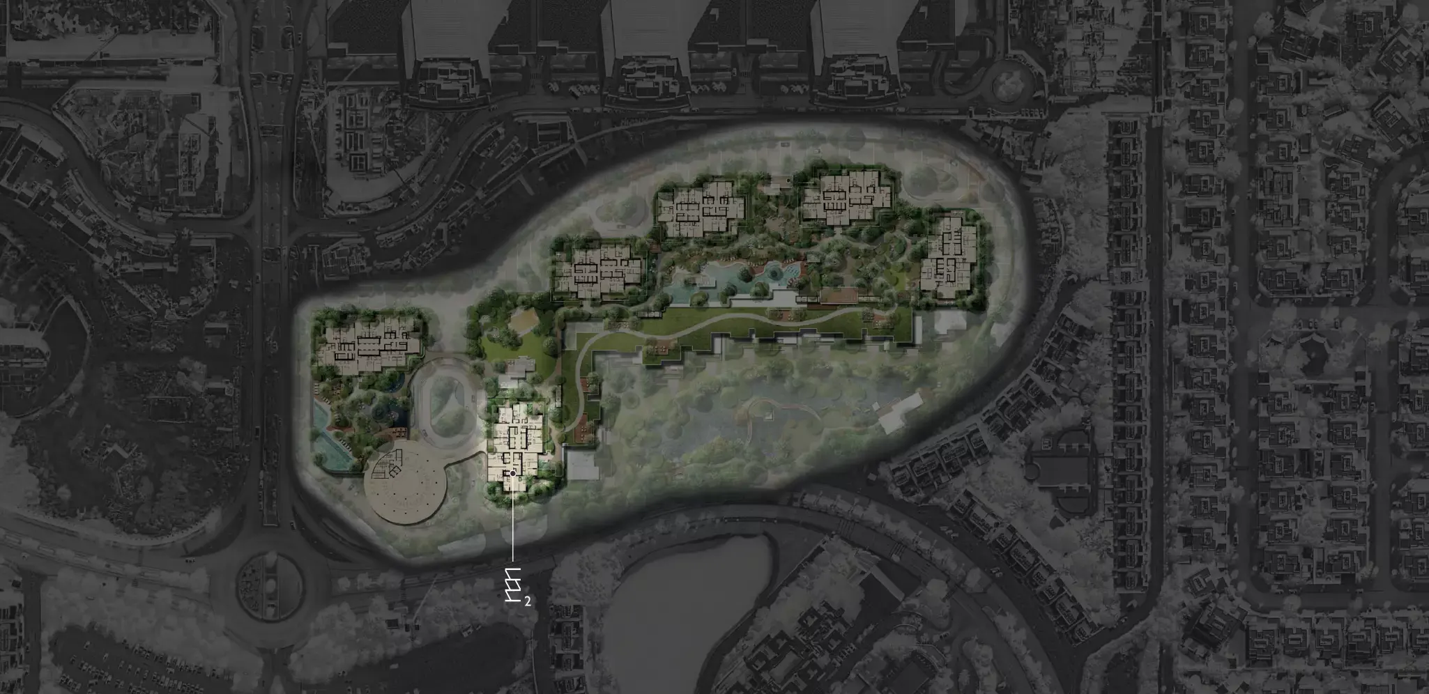 Masterplan for East Residence 2 At Serenia District
