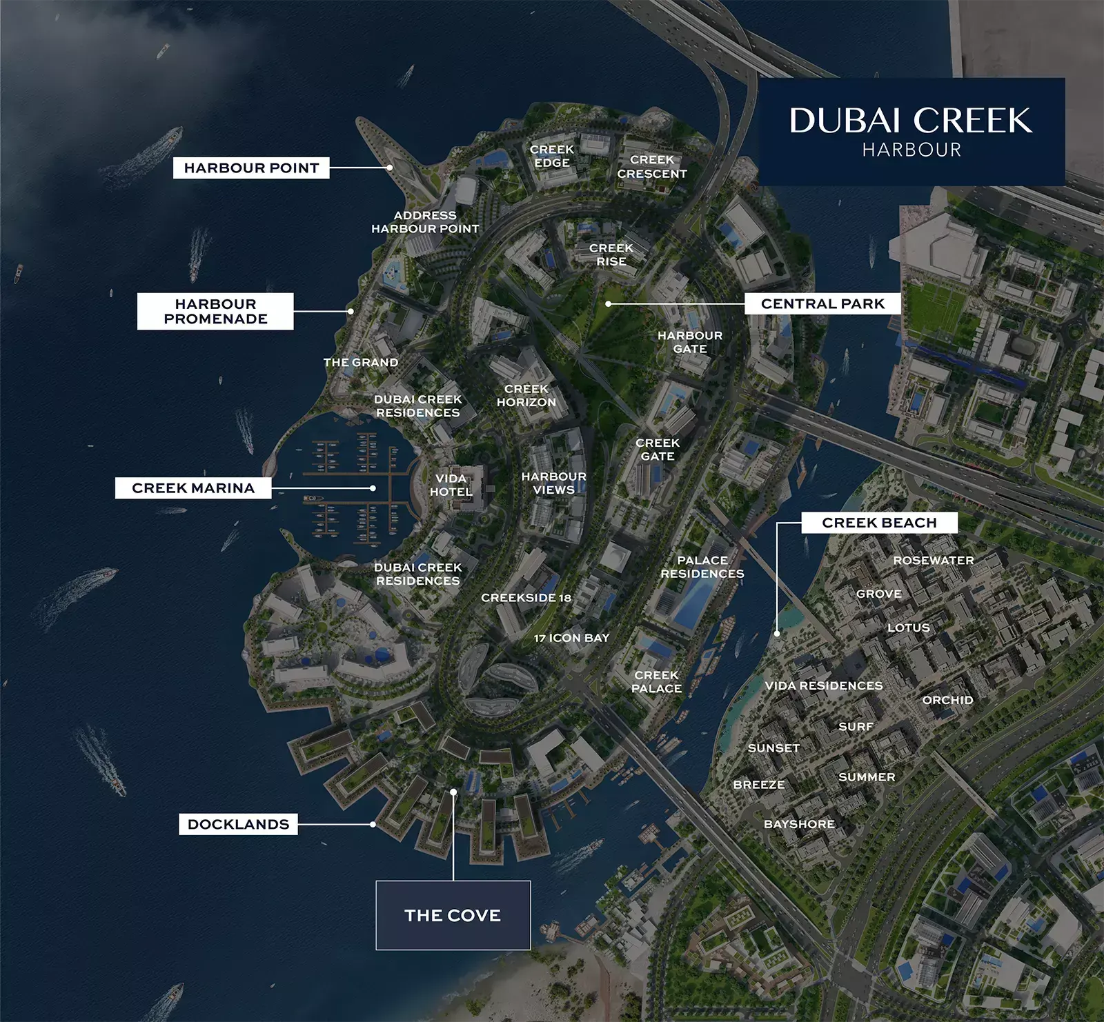 Masterplan for The Cove Phase 2 By Emaar