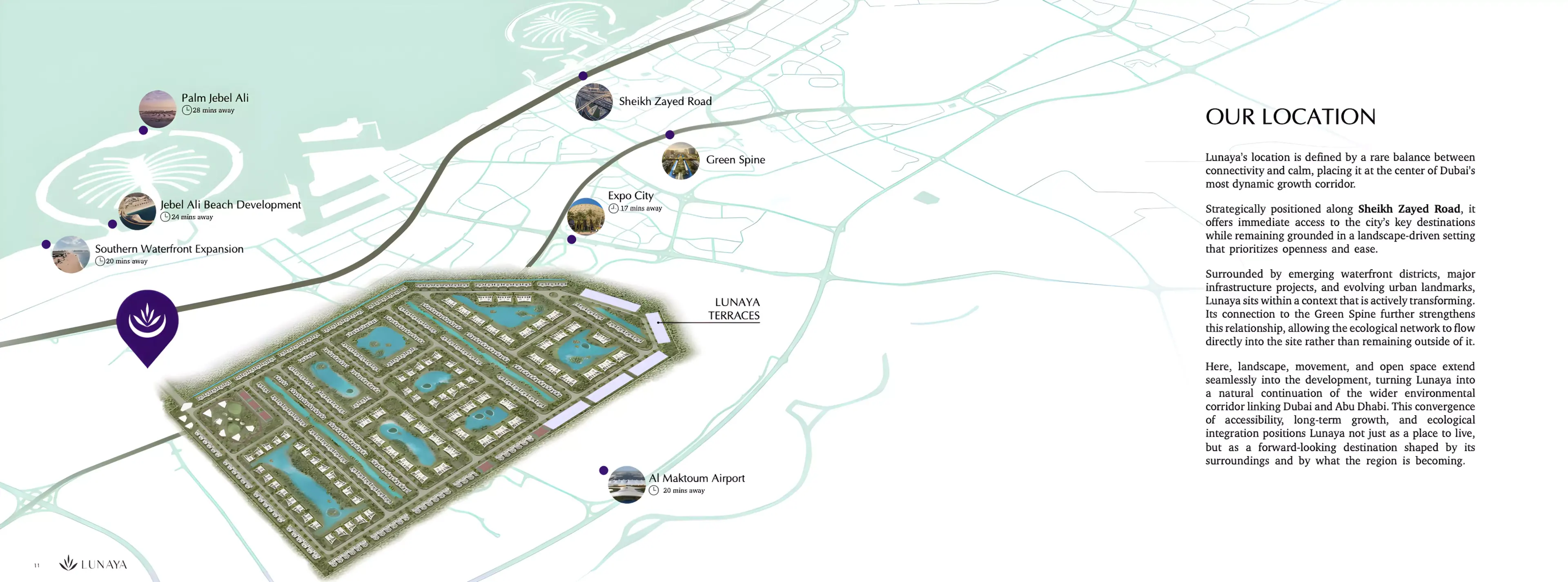 Masterplan for Cove at Lunaya Terraces