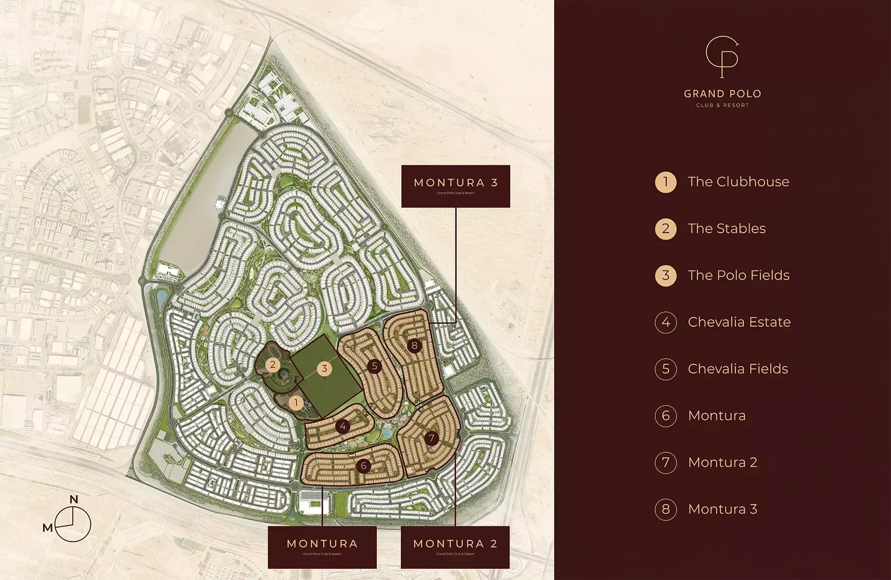 Masterplan for Montura at Grand Polo