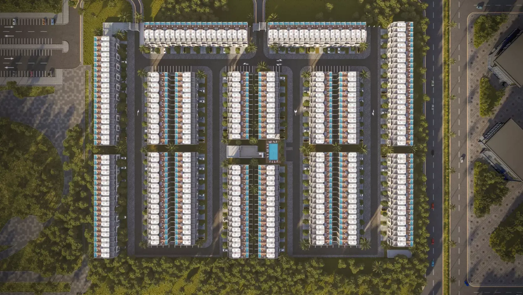 Masterplan for Reportage Village Khalifa City