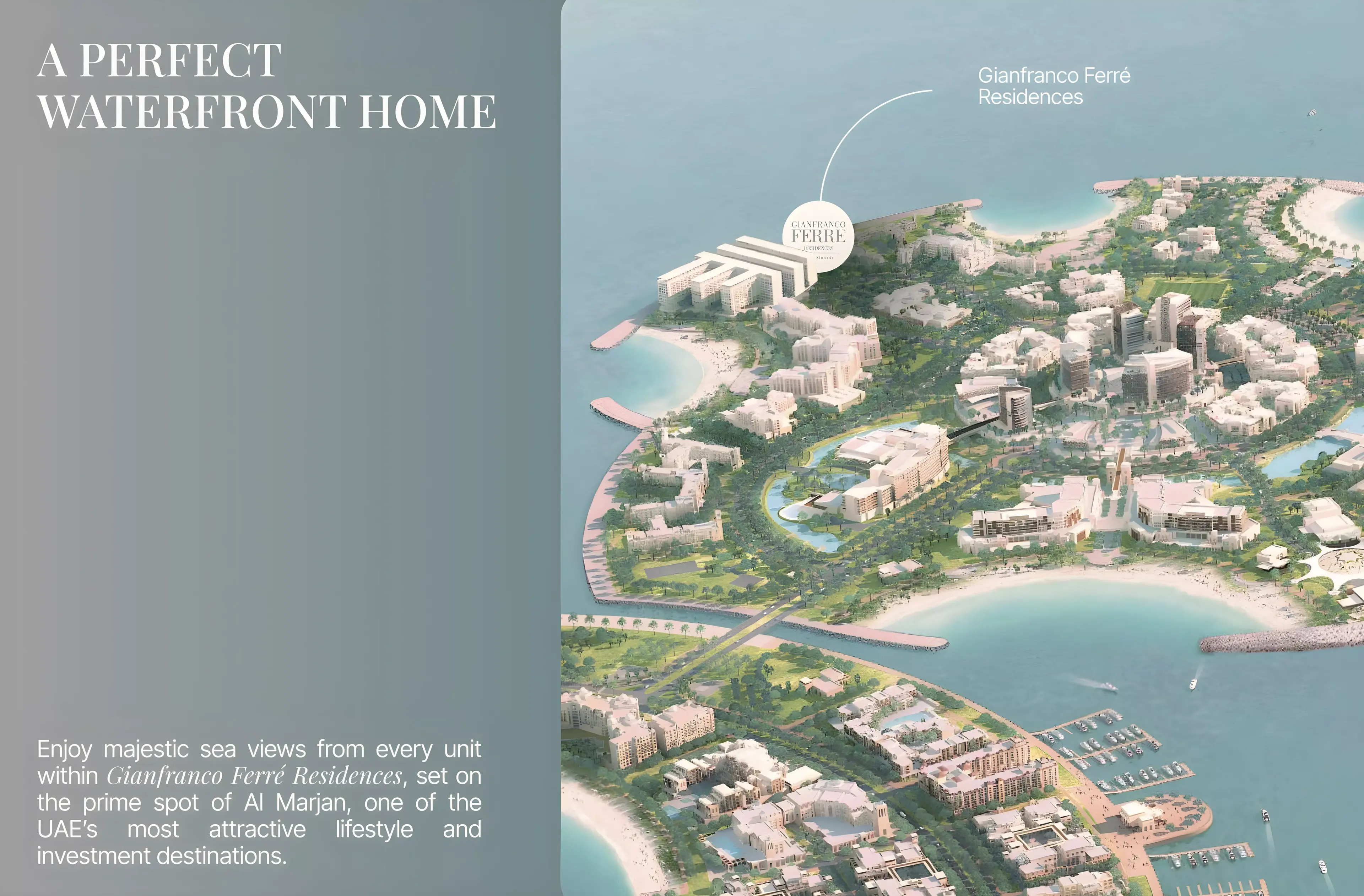 Masterplan for Gianfranco Ferré Residences