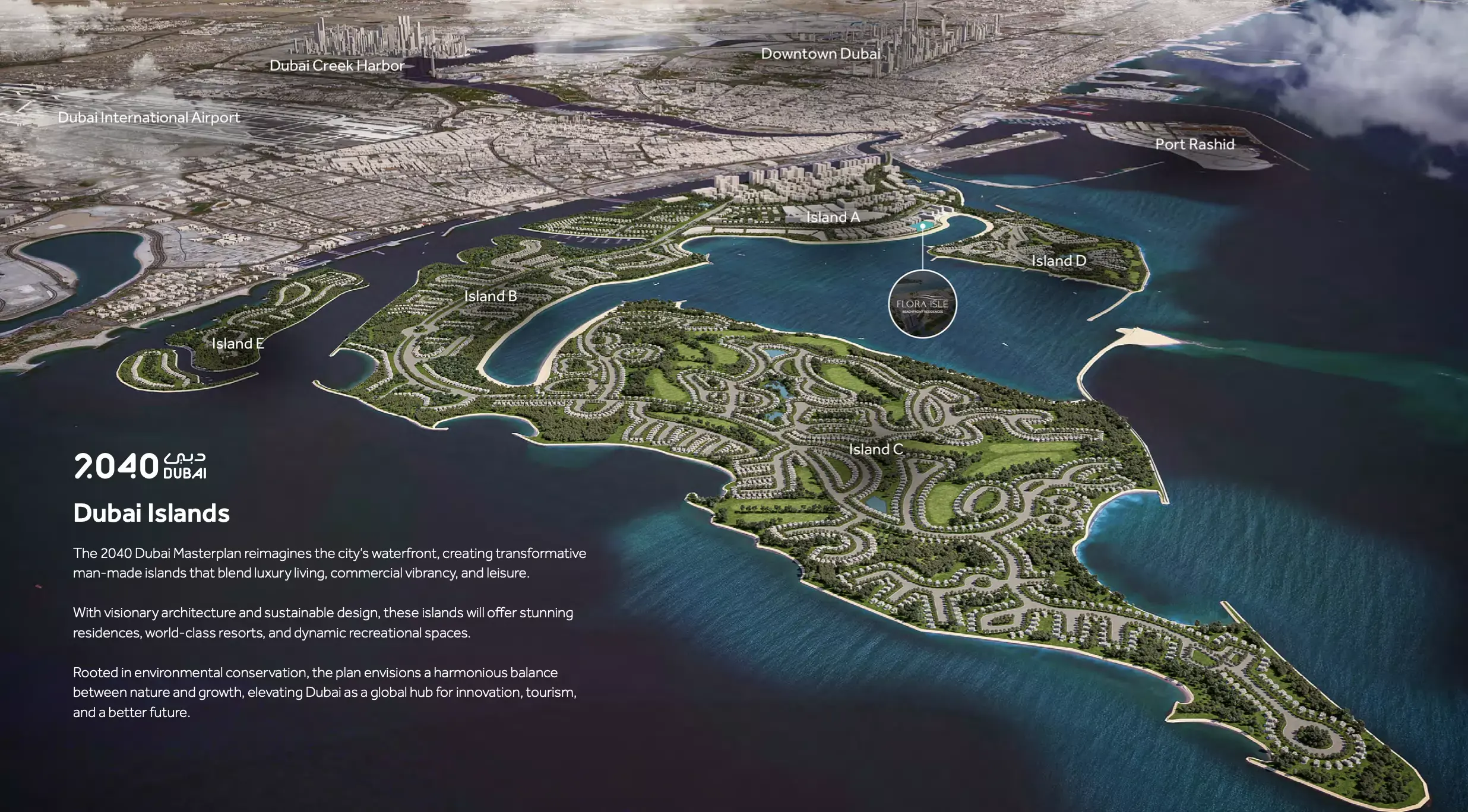 Masterplan for Flora Isle