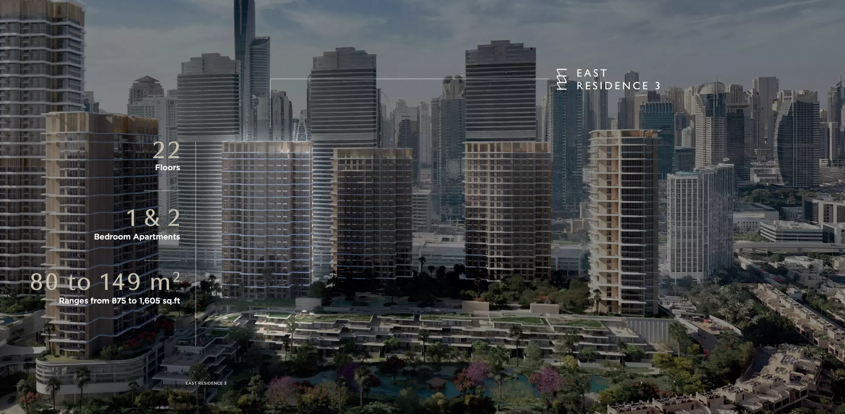 Masterplan for East Residence 3 At Serenia District