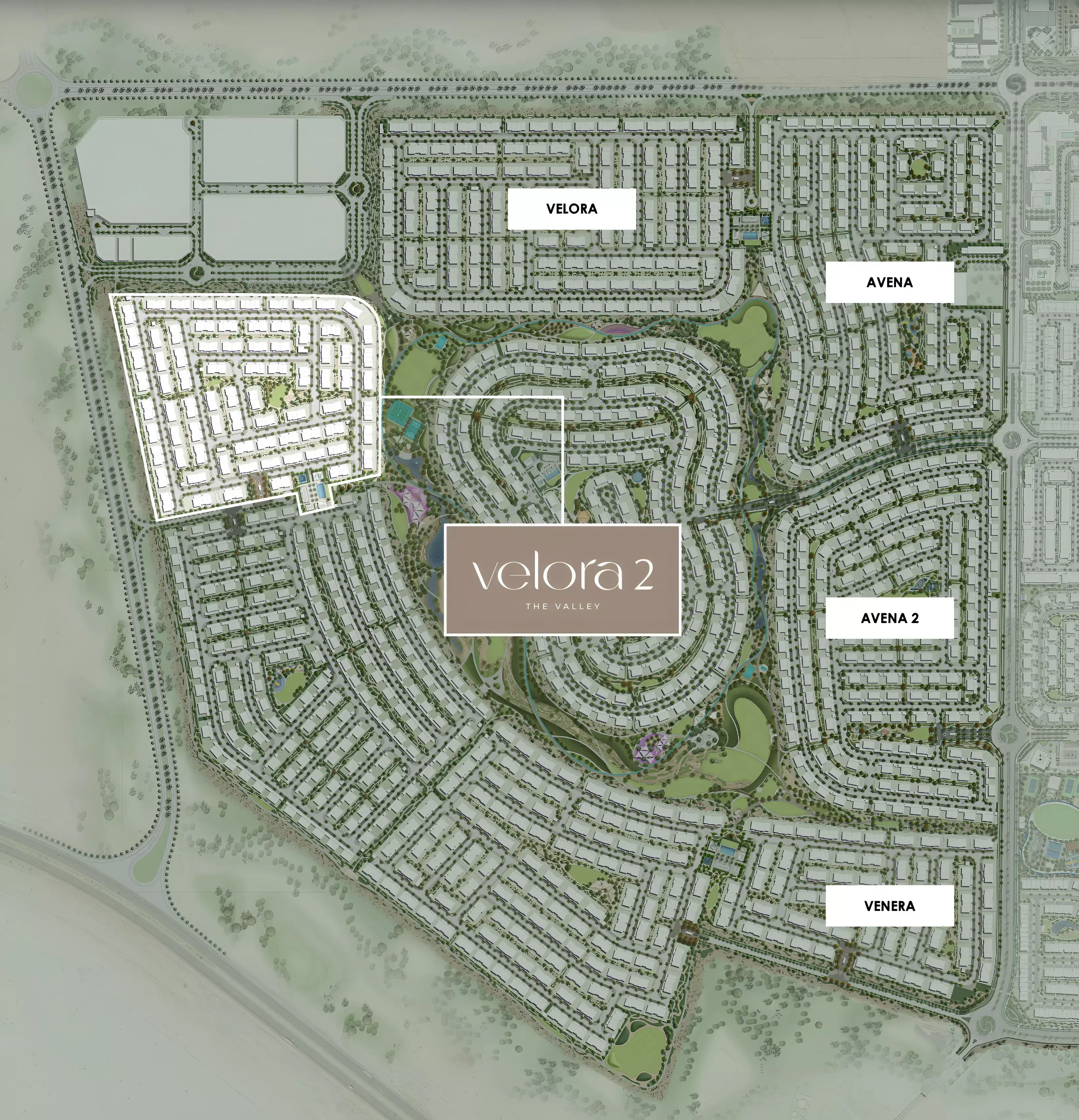 Masterplan for Velora Phase 2 By Emaar