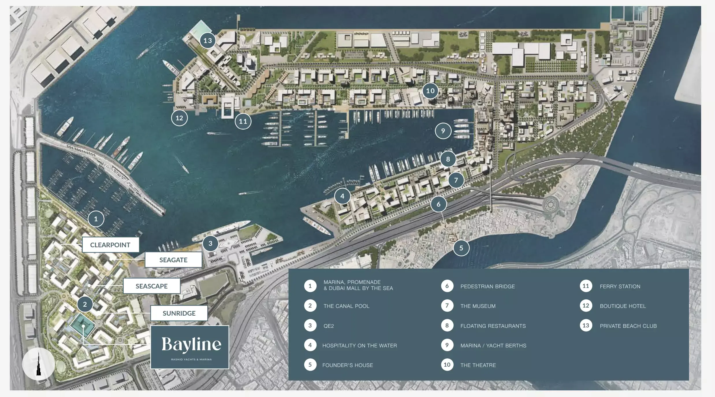 Masterplan for Bayline