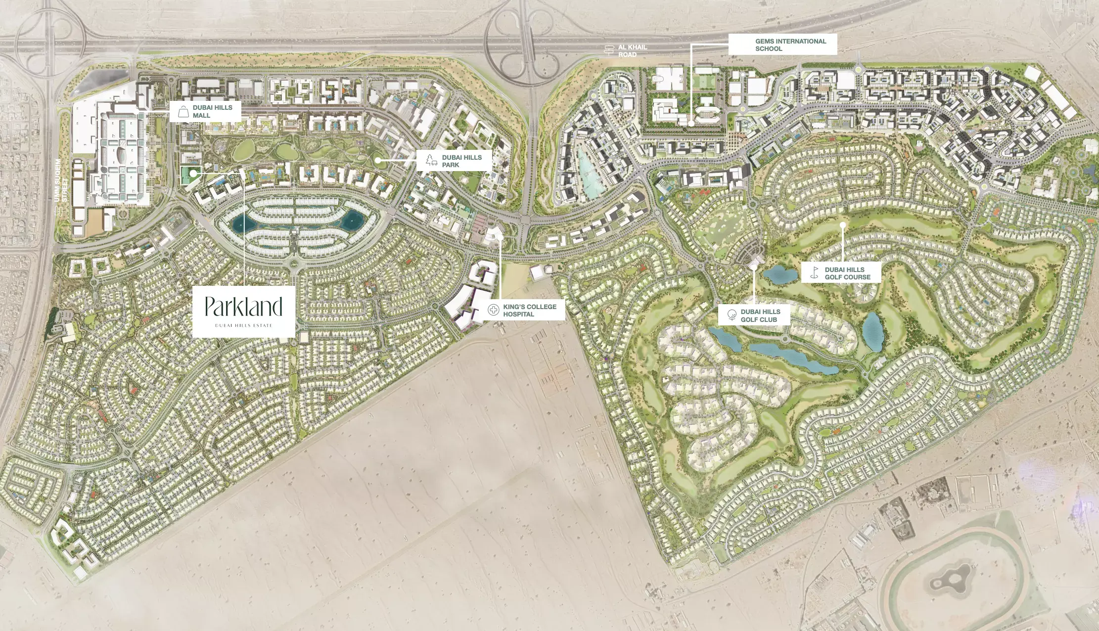 Masterplan for Parkland