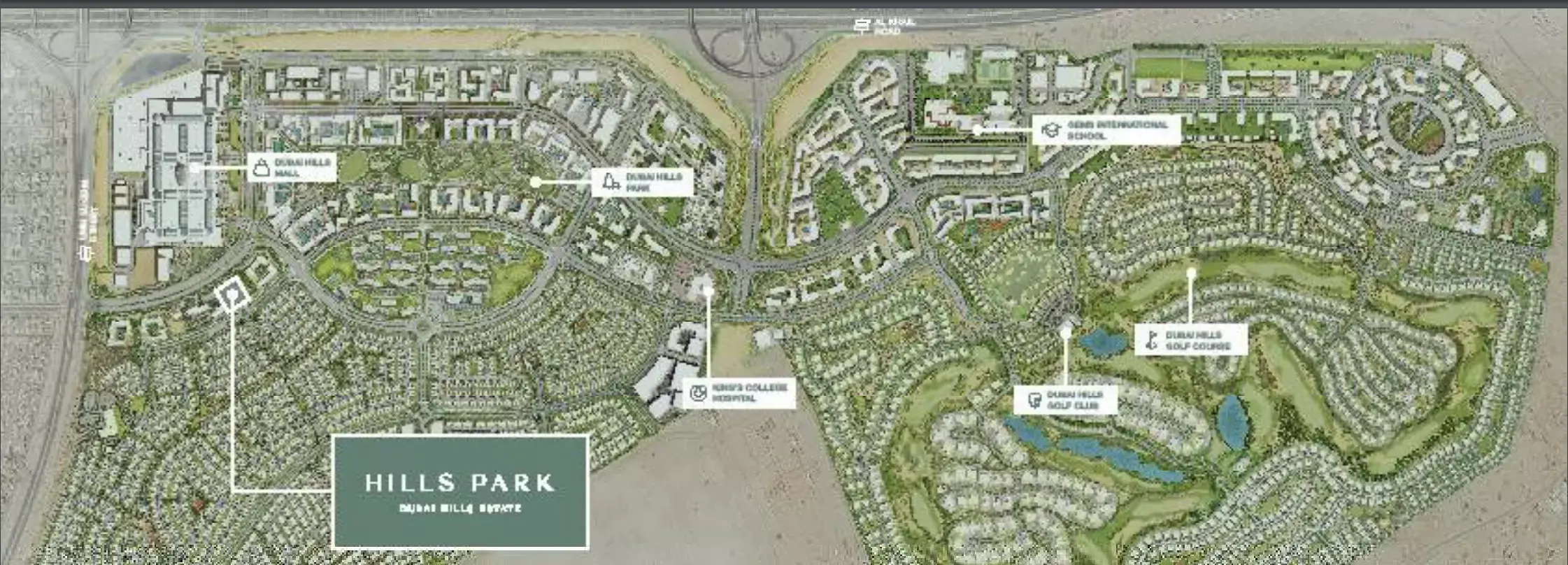 Masterplan for Hills Park