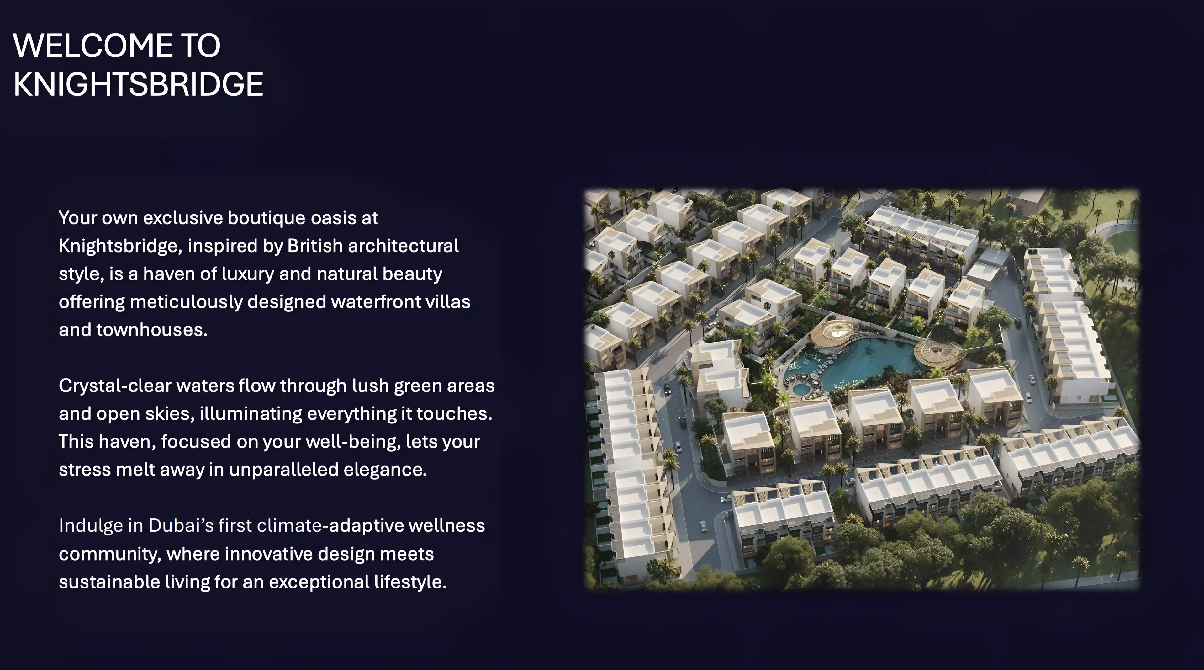Masterplan for Knightsbridge
