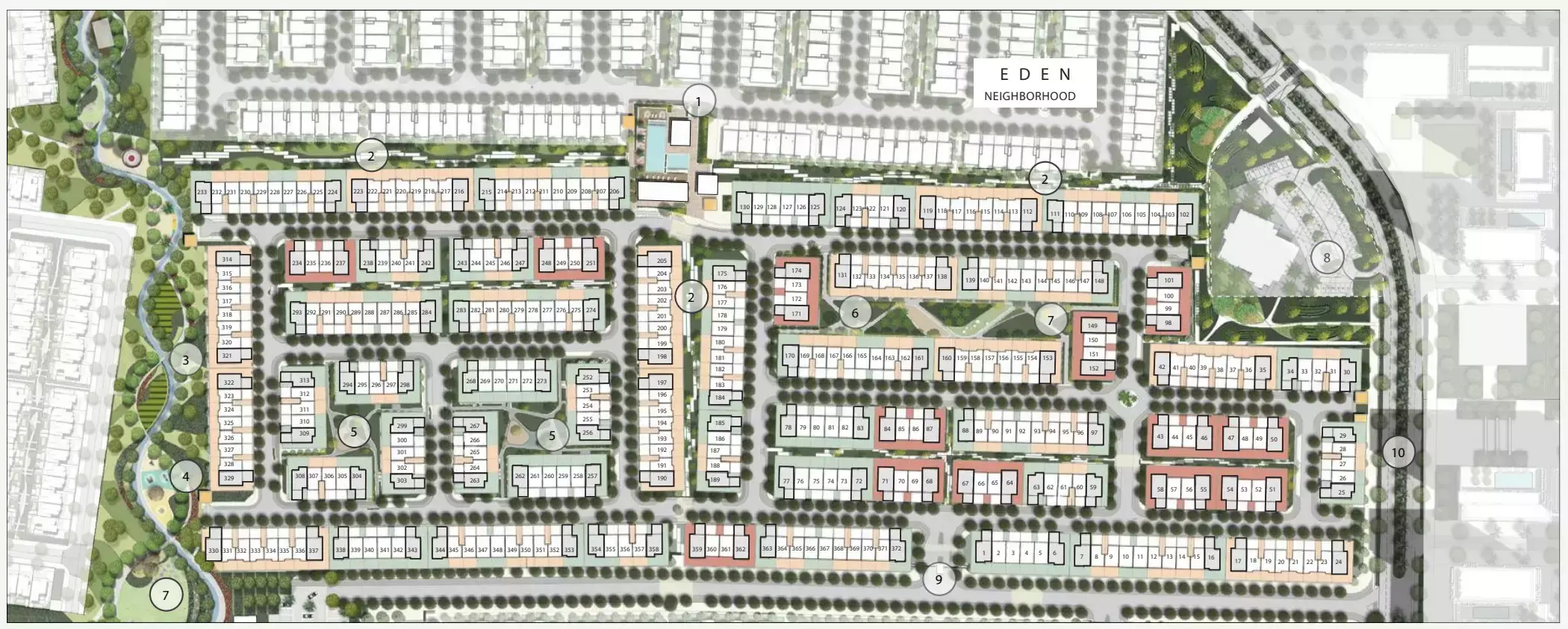 Masterplan for Nara At The Valley By Emaar