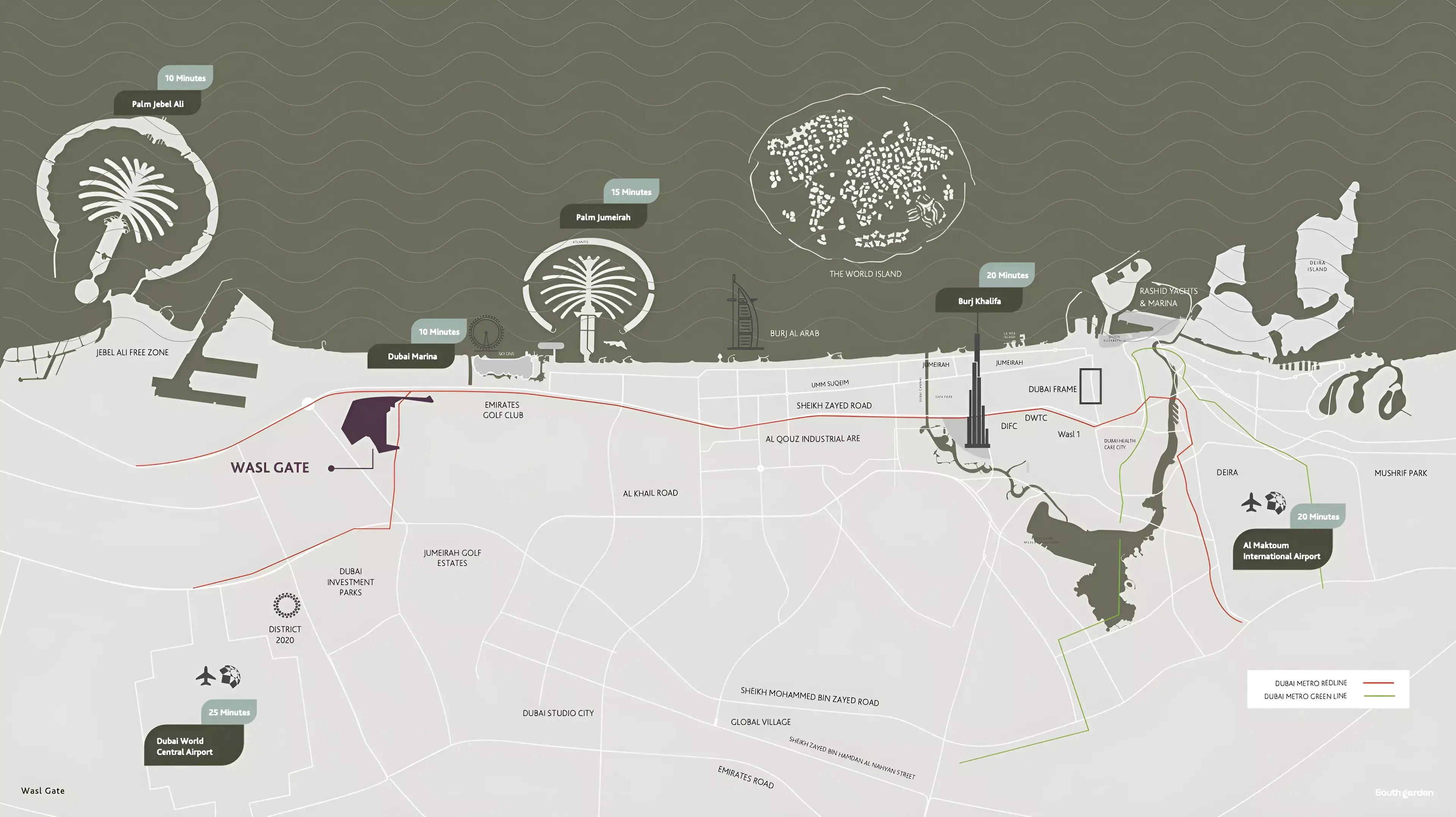 Masterplan for South Garden E
