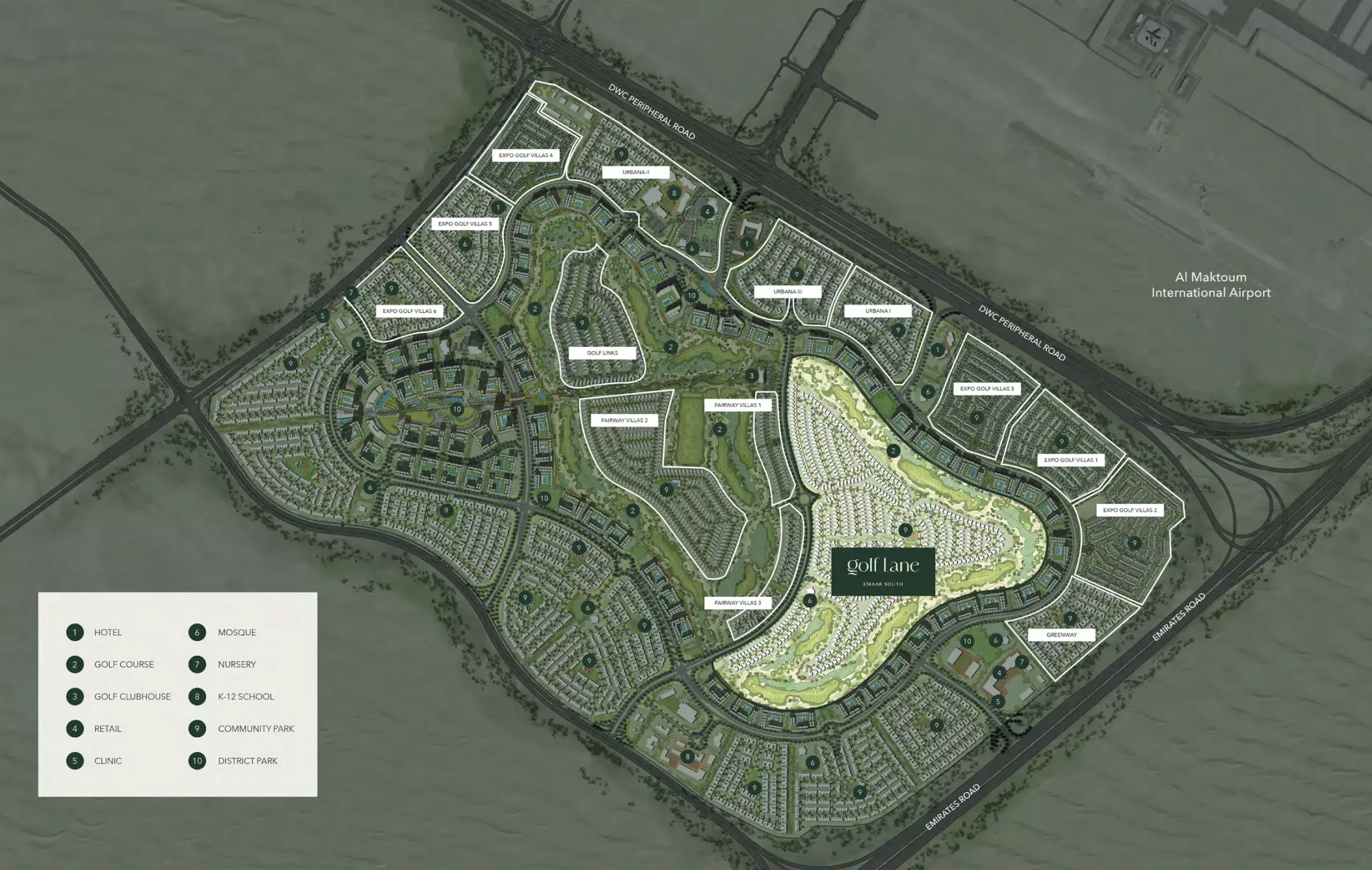 Masterplan for Golf Lane