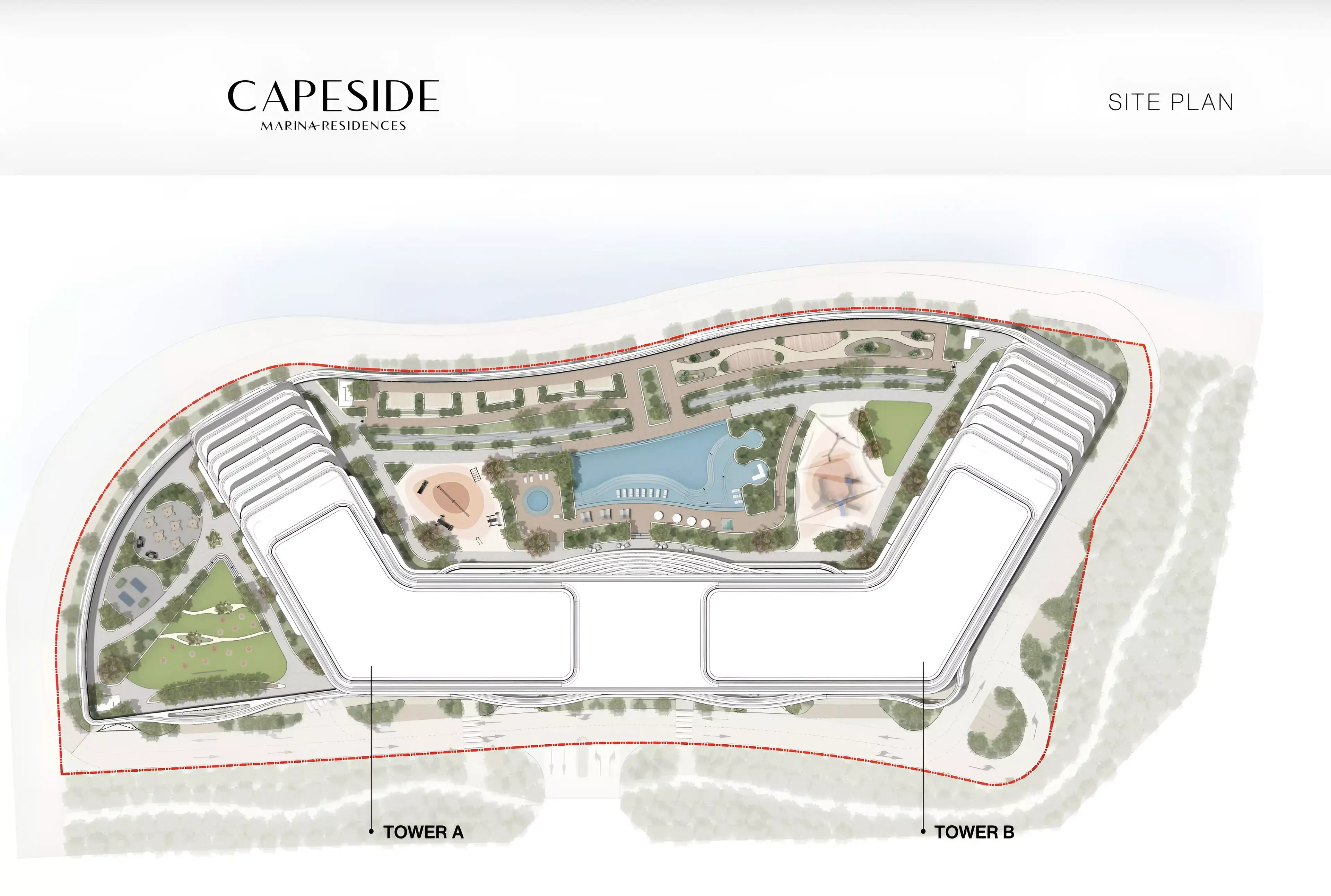 Masterplan for Capeside Marina Residences