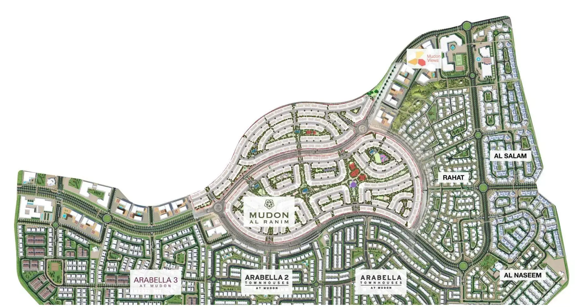 Masterplan for Mudon Central Park