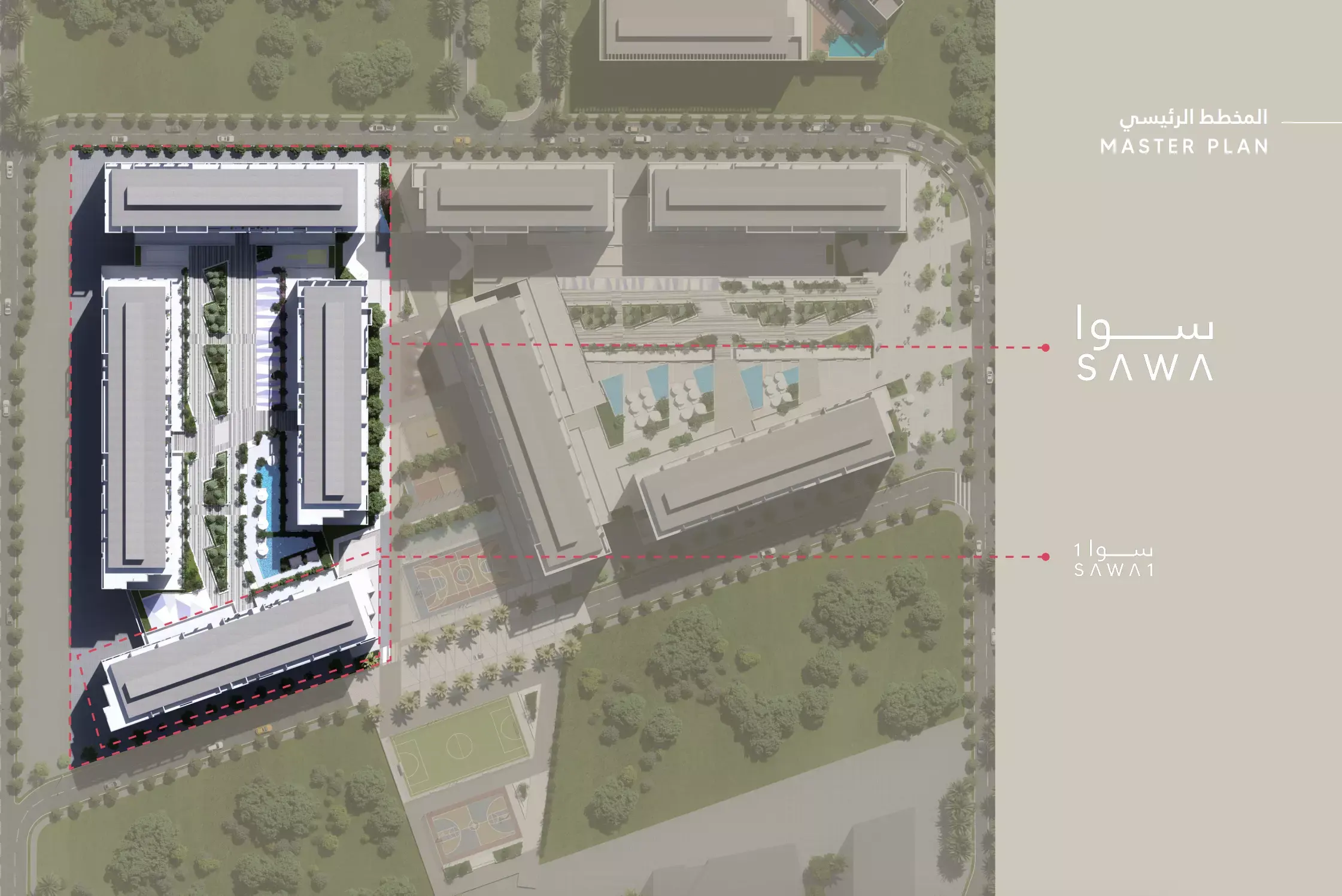 Masterplan for Sawa 1