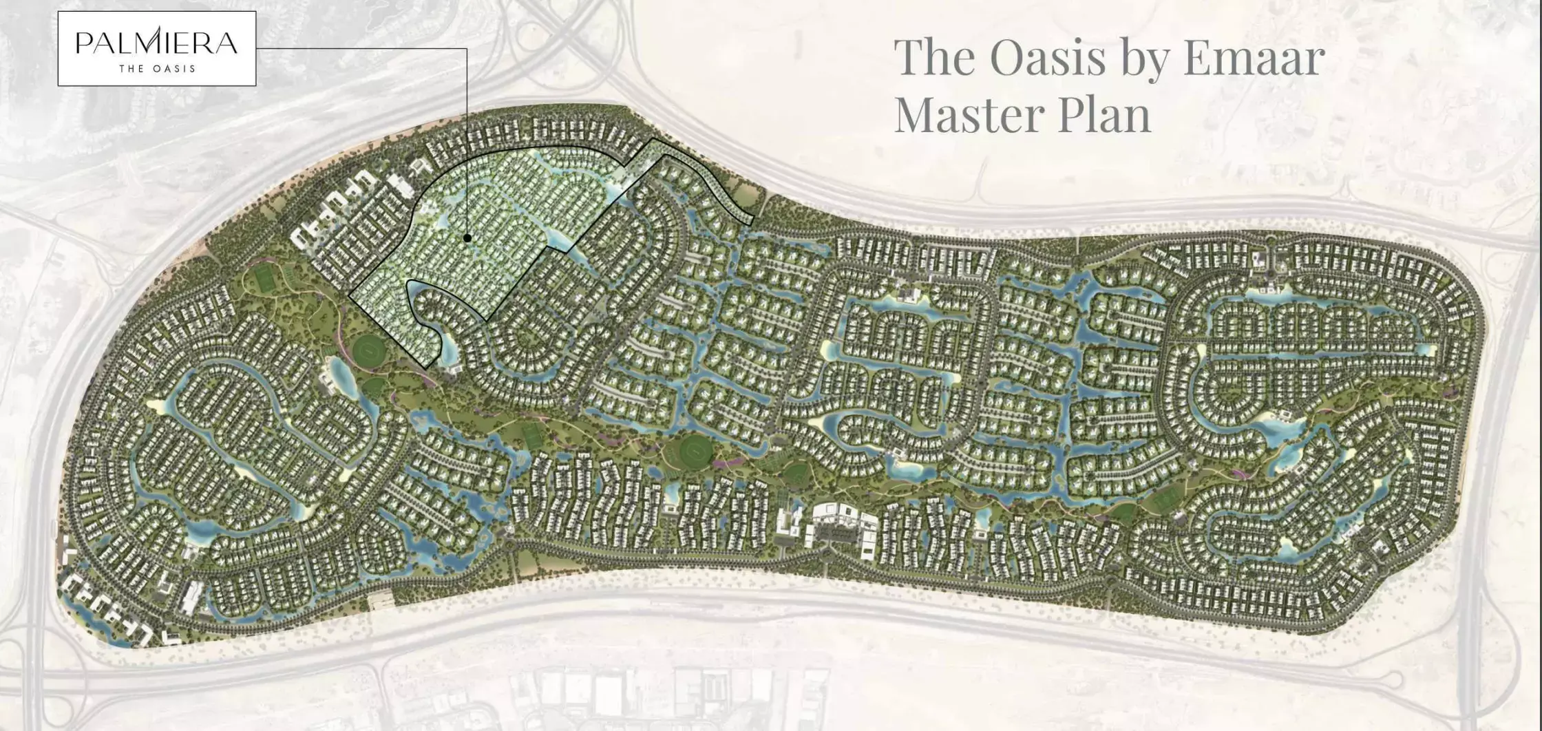 Masterplan for Palmeira The Oasis