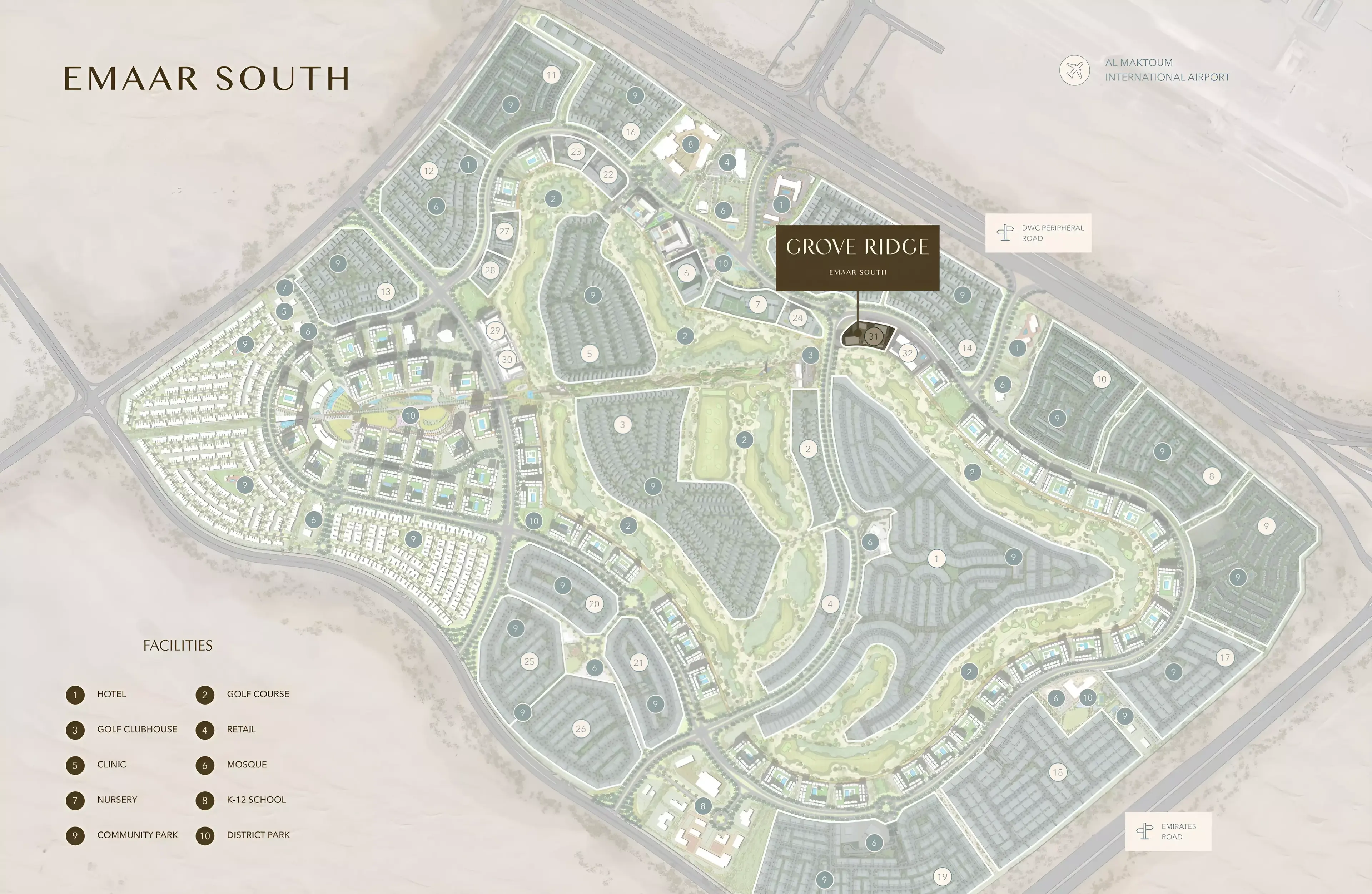 Masterplan for Grove Ridge