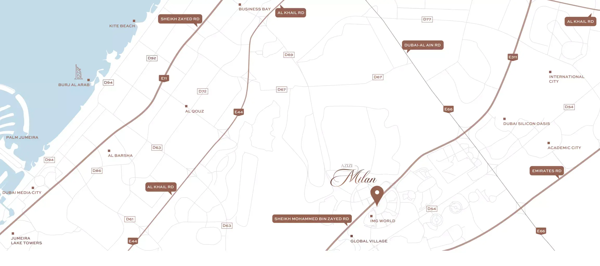 Masterplan for Azizi Milan