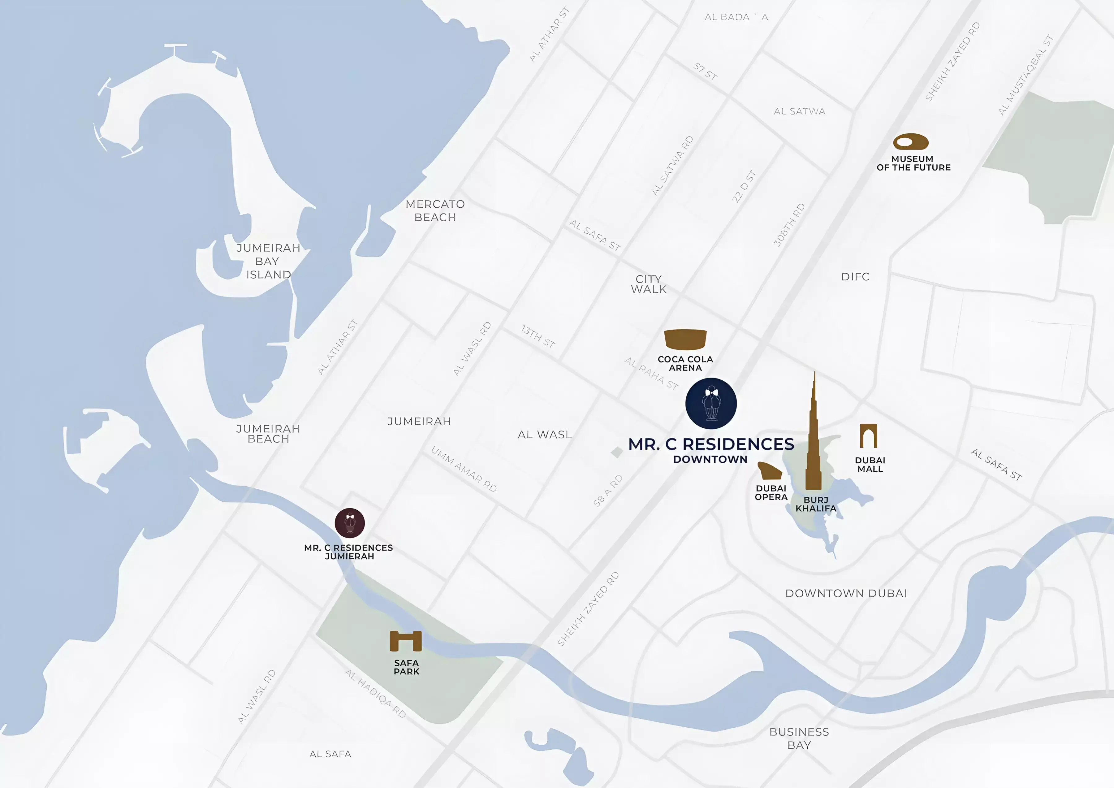 Masterplan for Mr C Residences Downtown