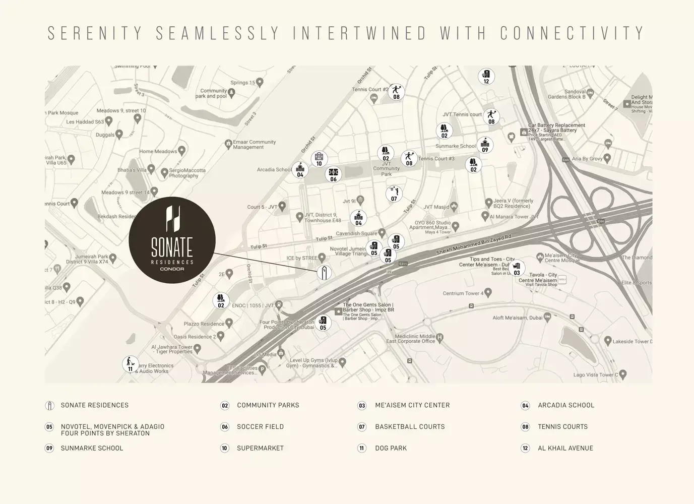Masterplan for Sonate Residences