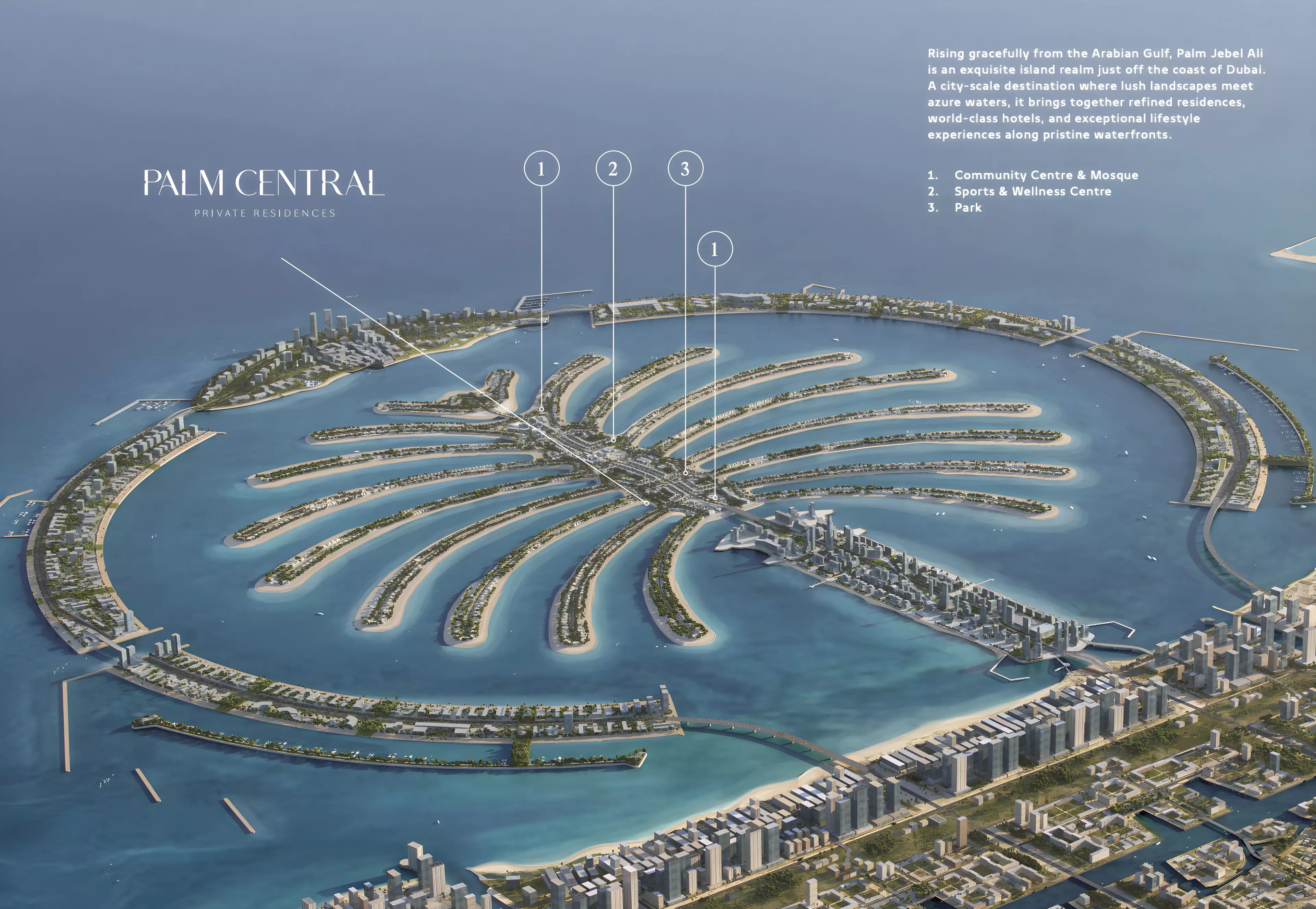 Masterplan for Palm Central Private Residences Phase 2