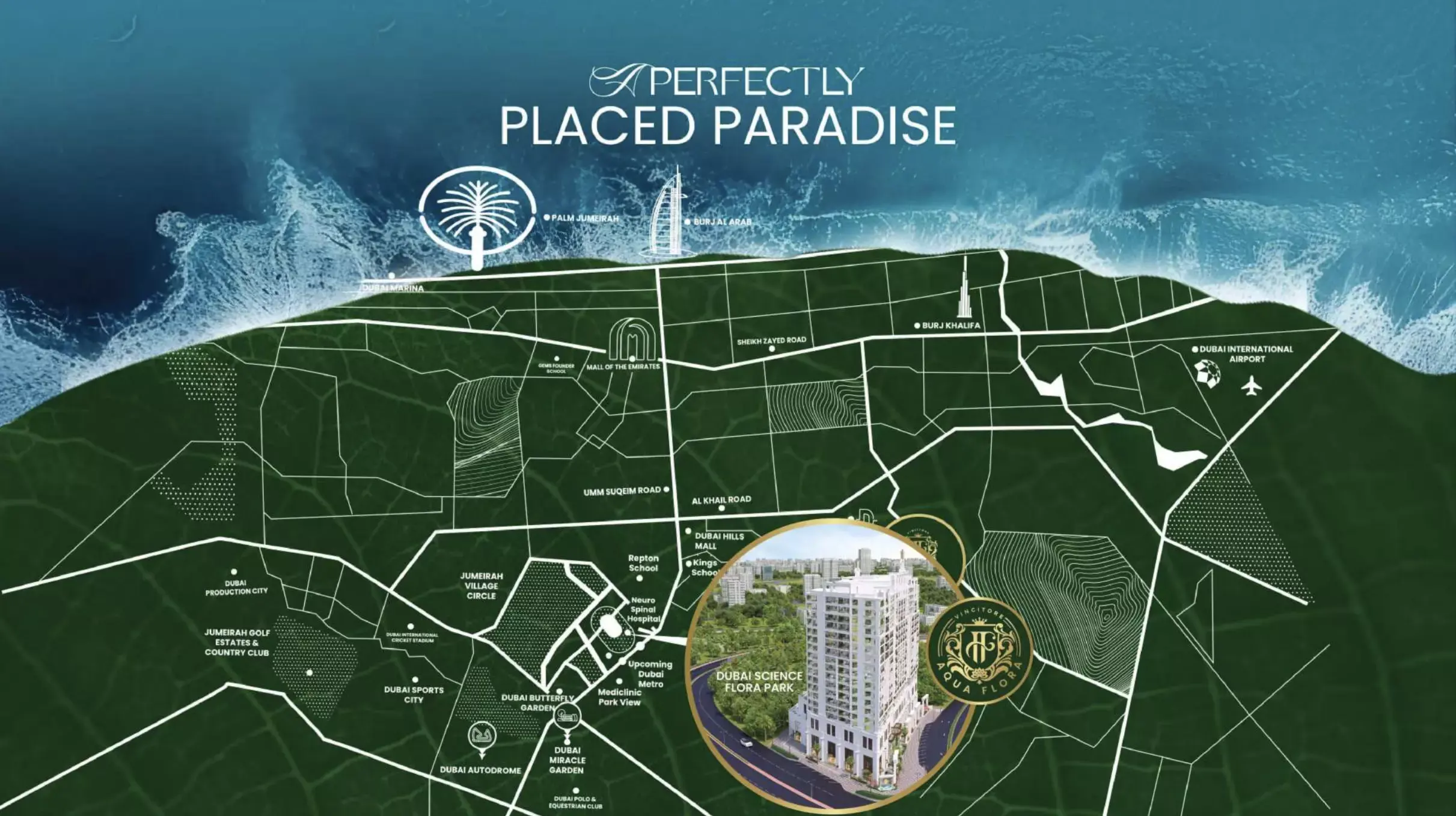 Masterplan for Vincitore Aqua Flora