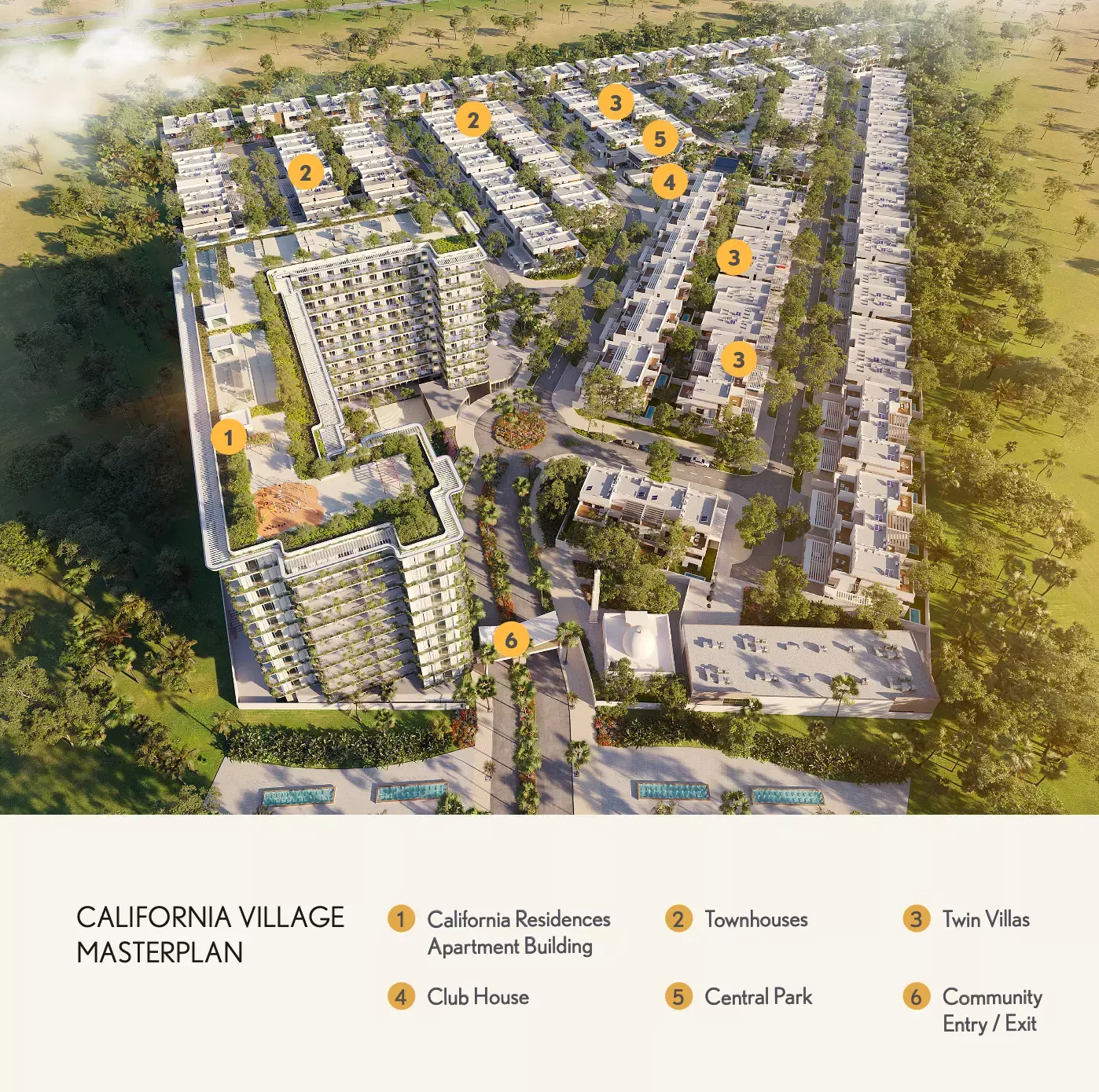Masterplan for California Residences