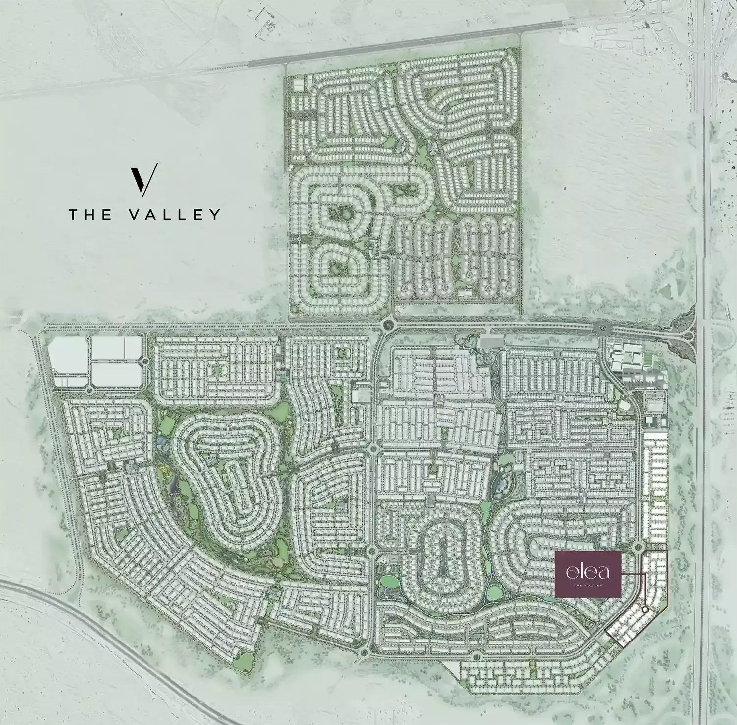 Masterplan for Elea at The Valley