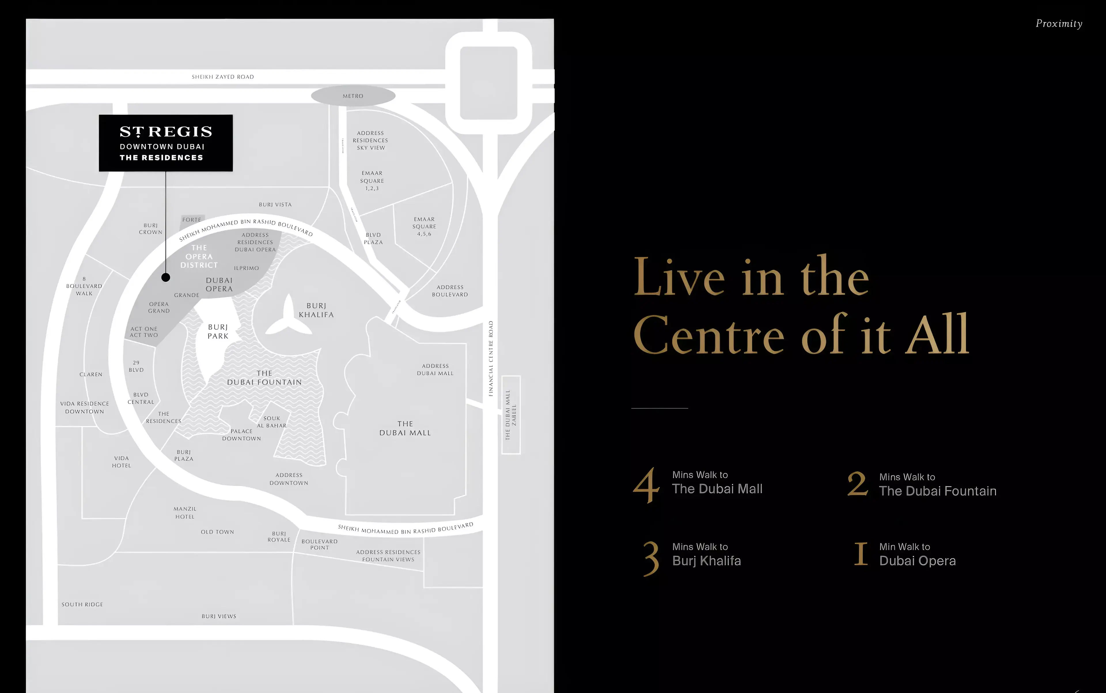 Masterplan for St Regis The Residences