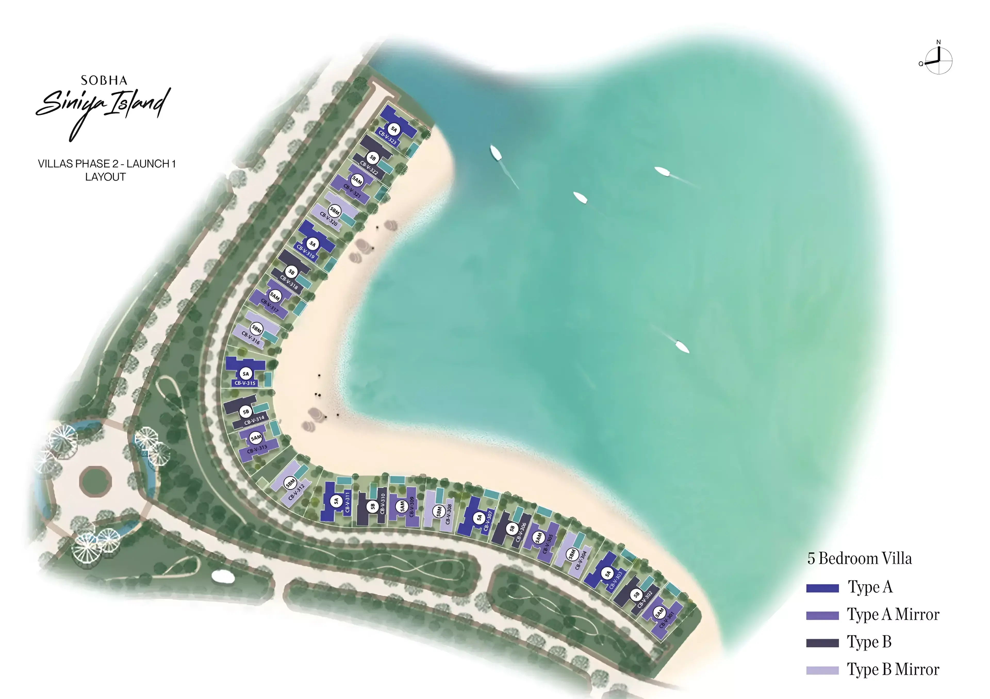 Masterplan for Coral Beach Villas Phase 2