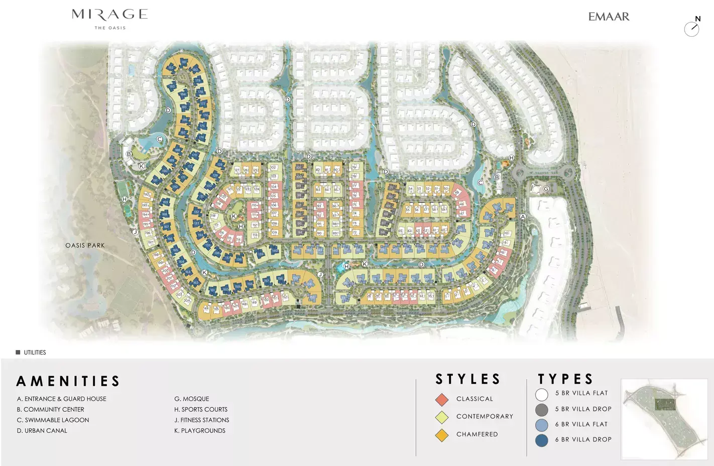 Masterplan for Mirage The Oasis