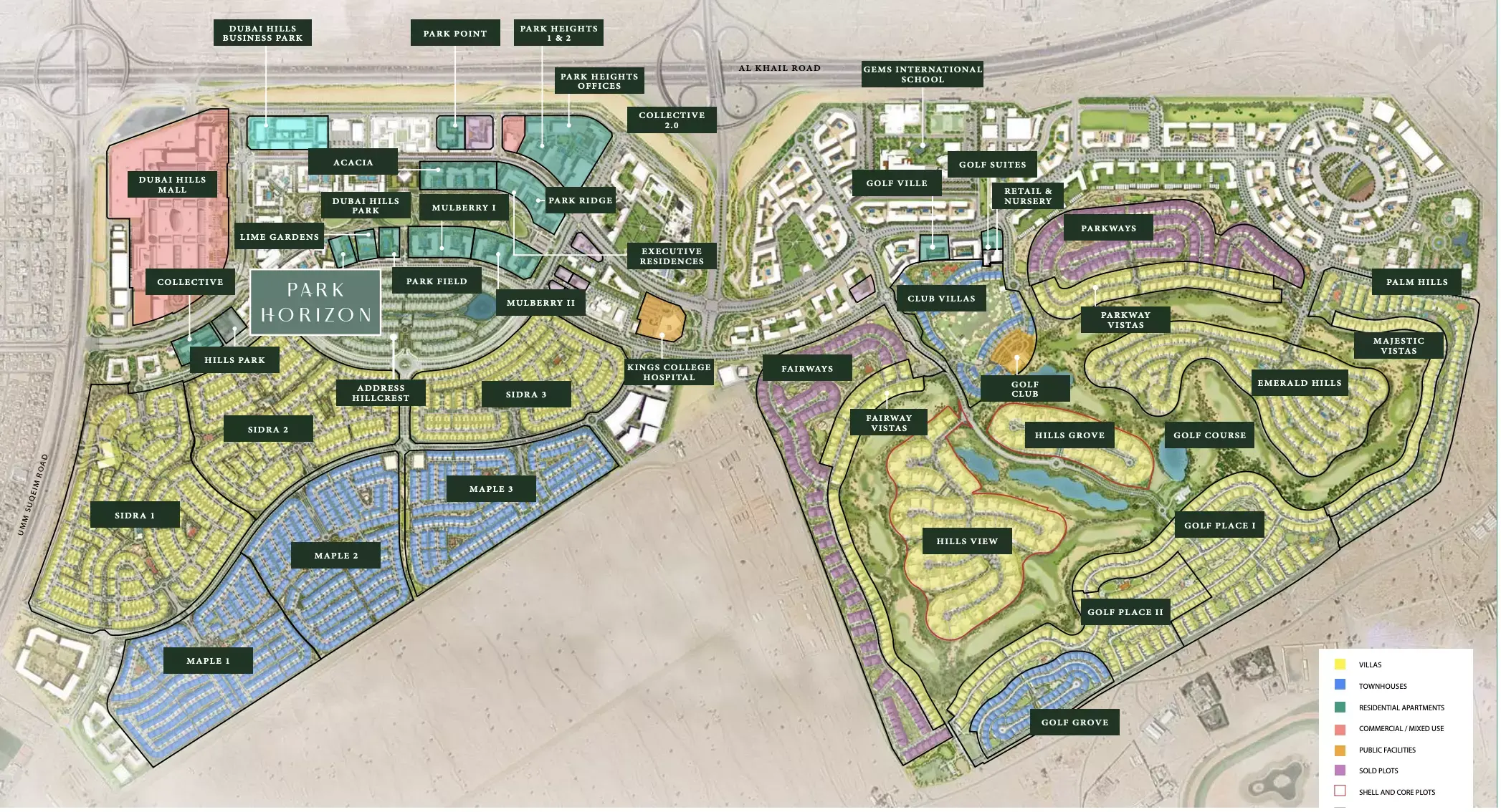 Masterplan for Park Horizon