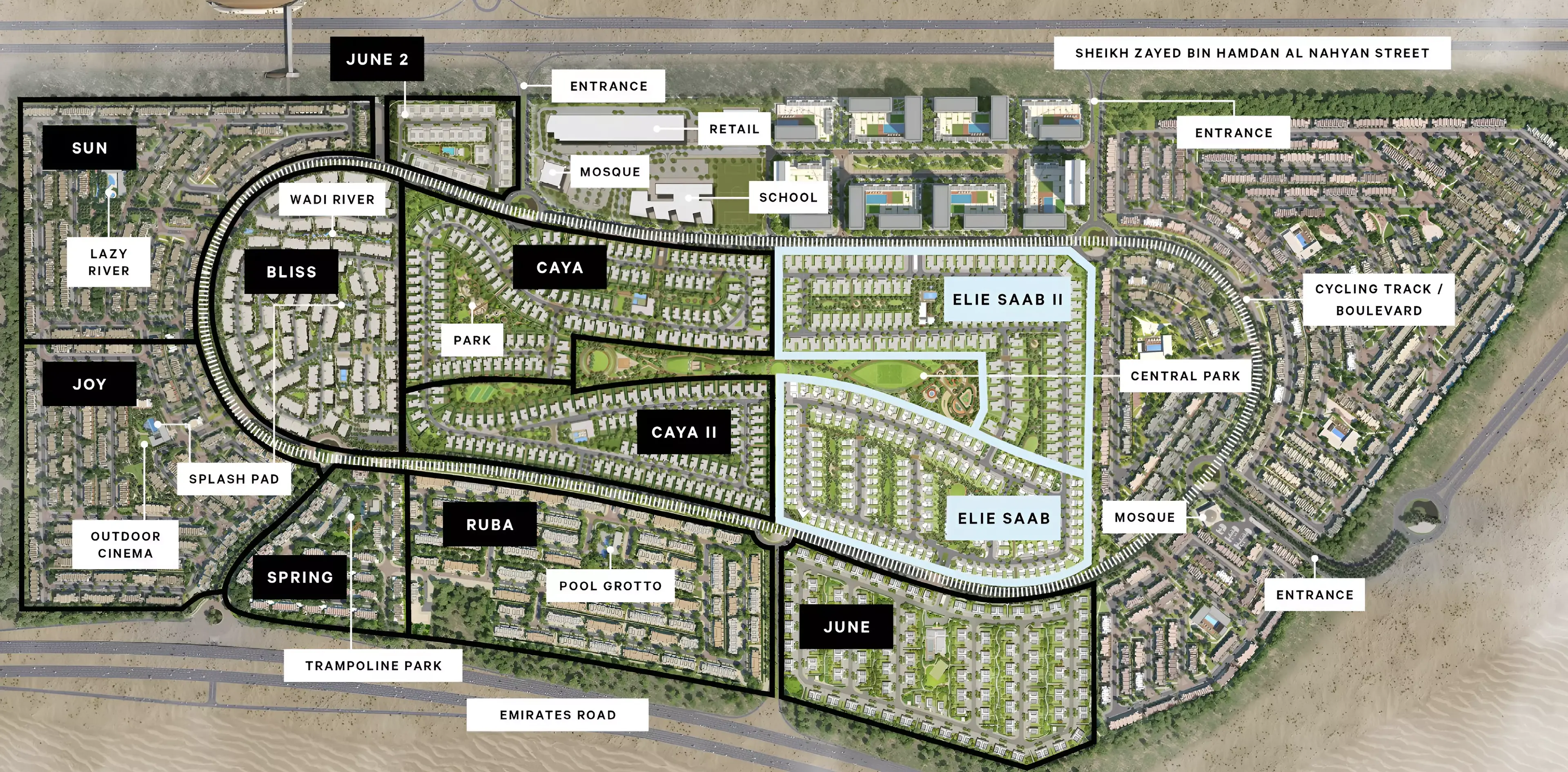 Masterplan for Elie Saab Dubai By Emaar