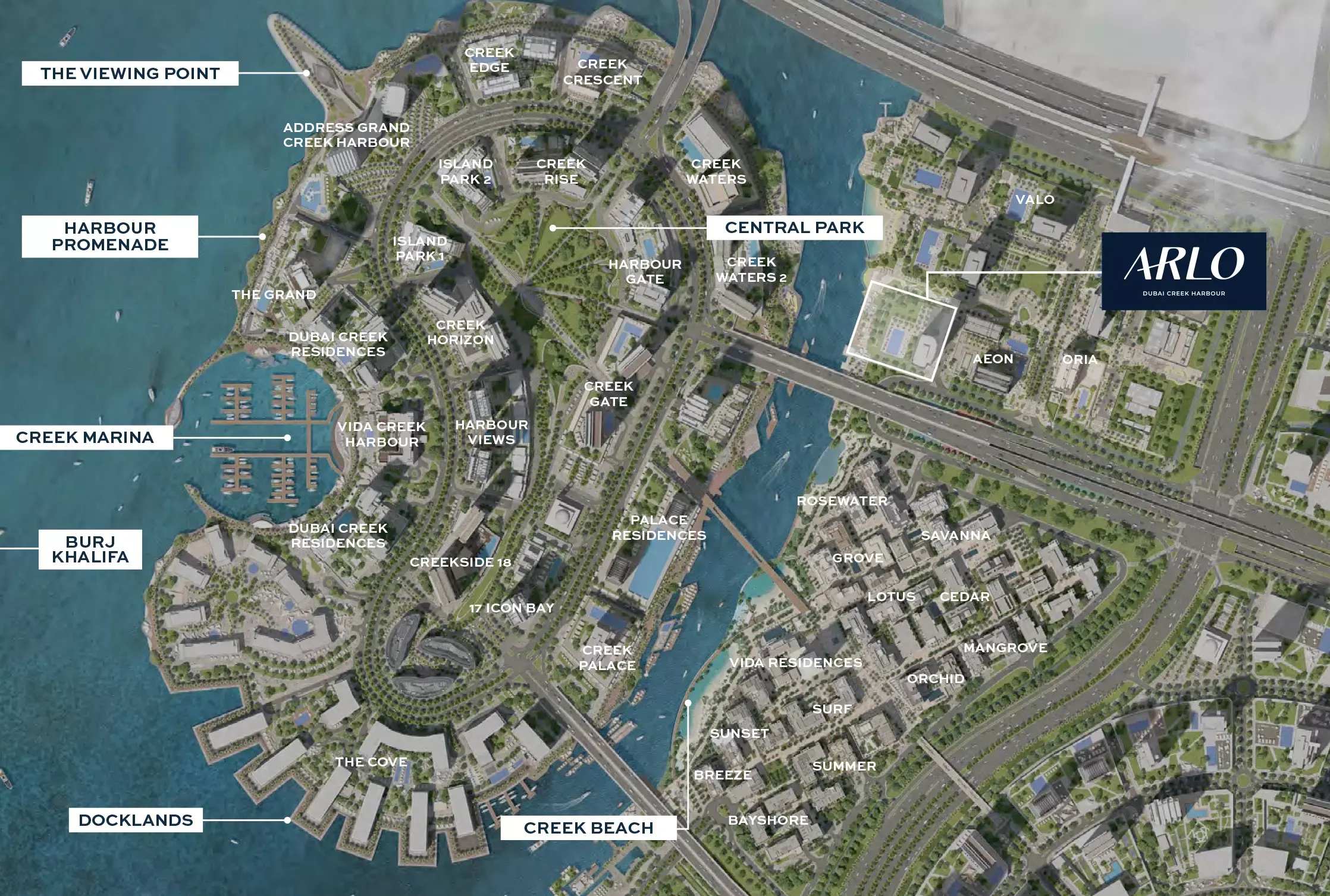 Masterplan for Arlo
