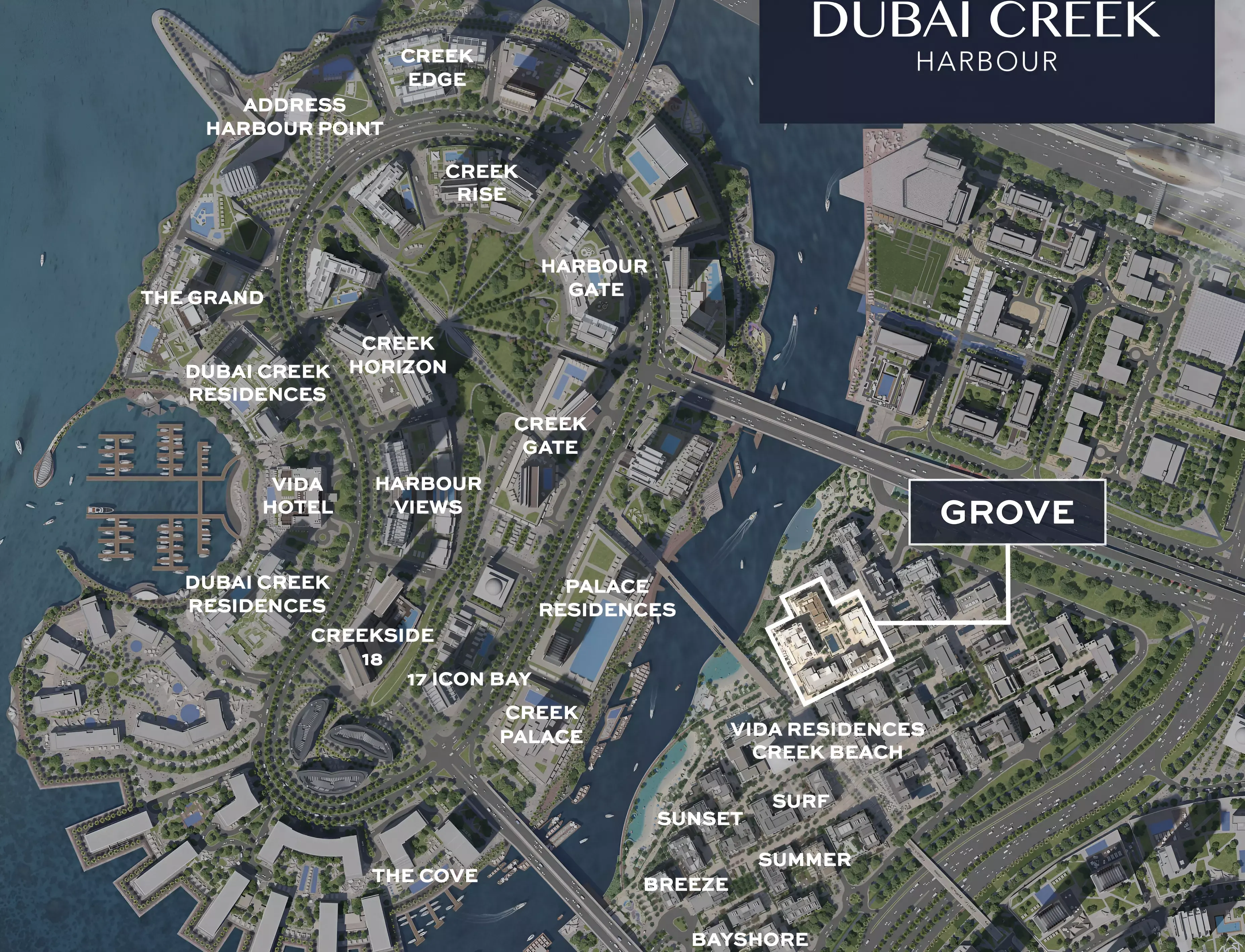 Masterplan for Creek Beach Grove