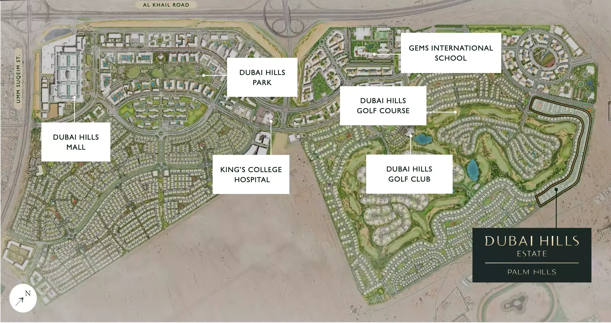 Masterplan for Palm Hills
