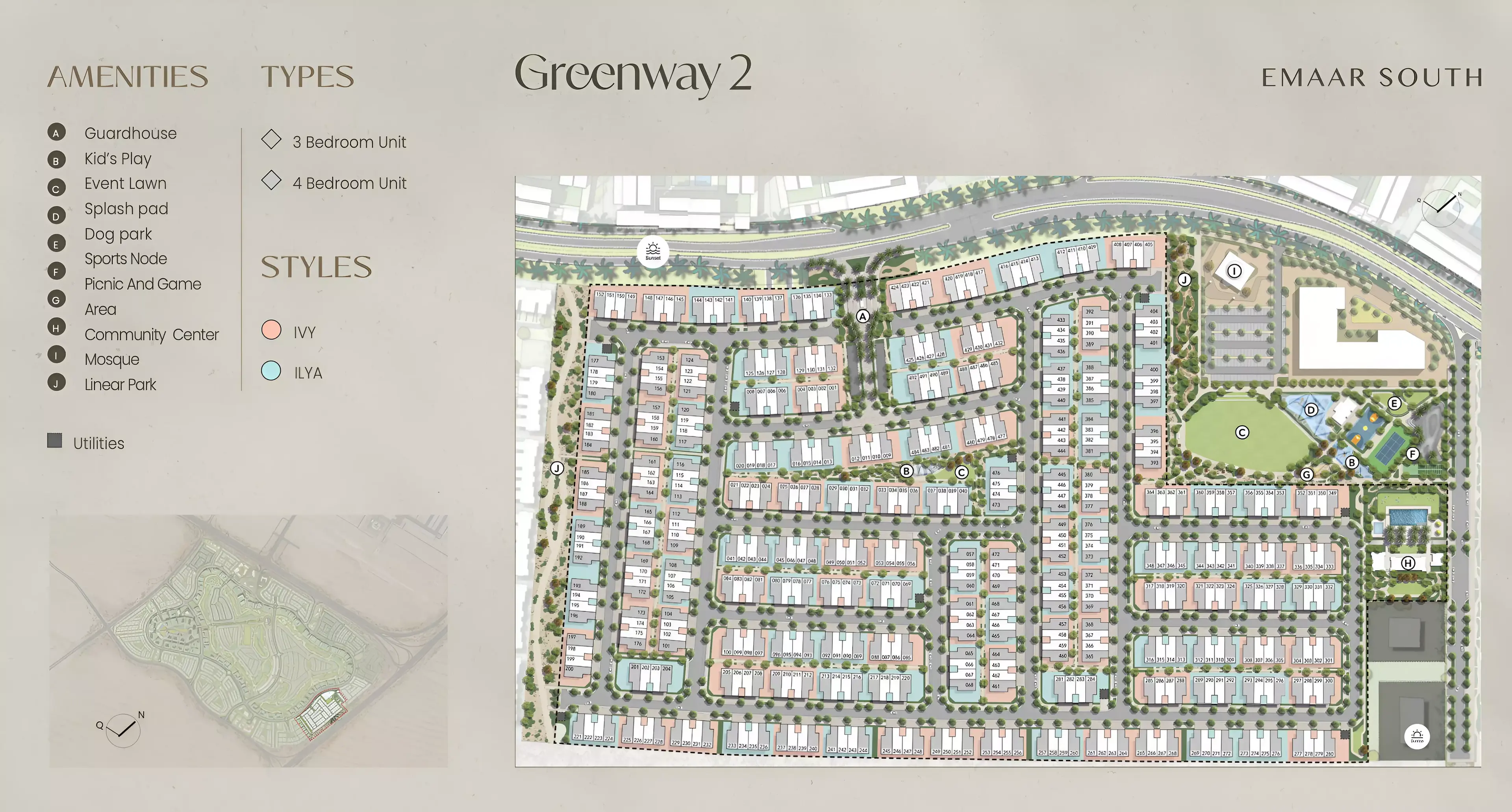 Masterplan for Greenviews Phase 2 By Emaar