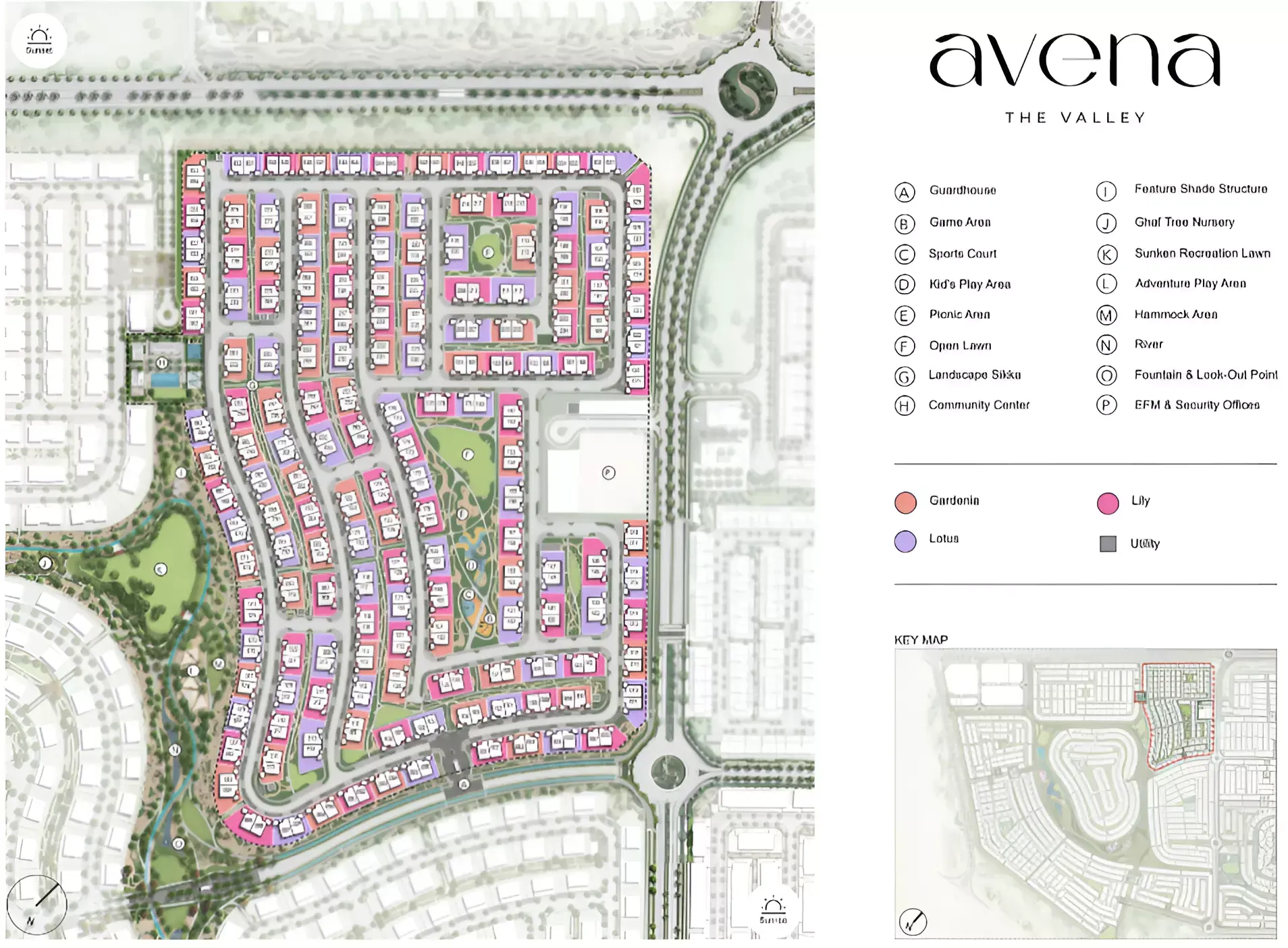 Masterplan for Avena By Emaar