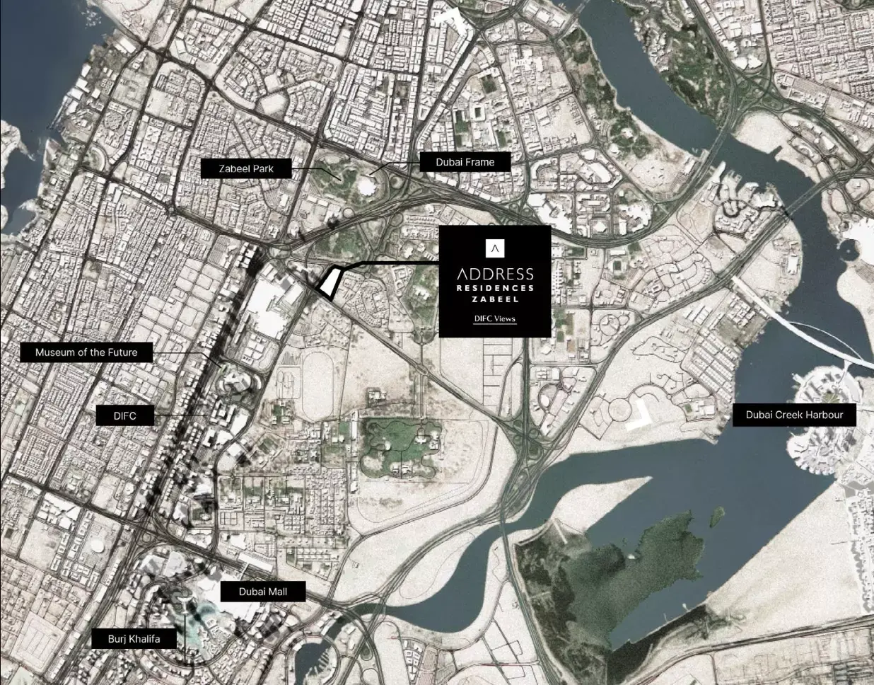 Masterplan for Address Residences Zabeel