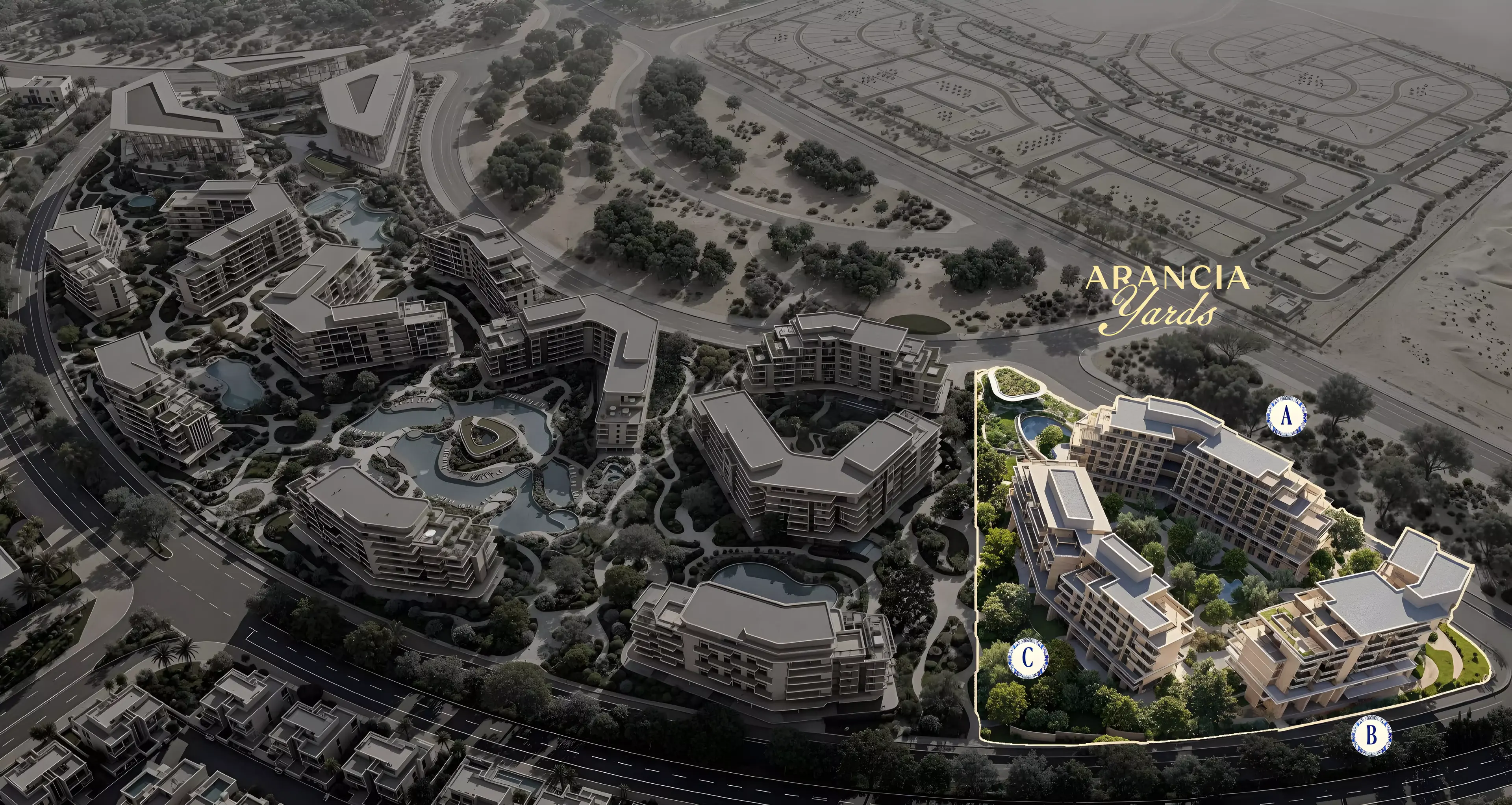 Masterplan for Arancia Yards