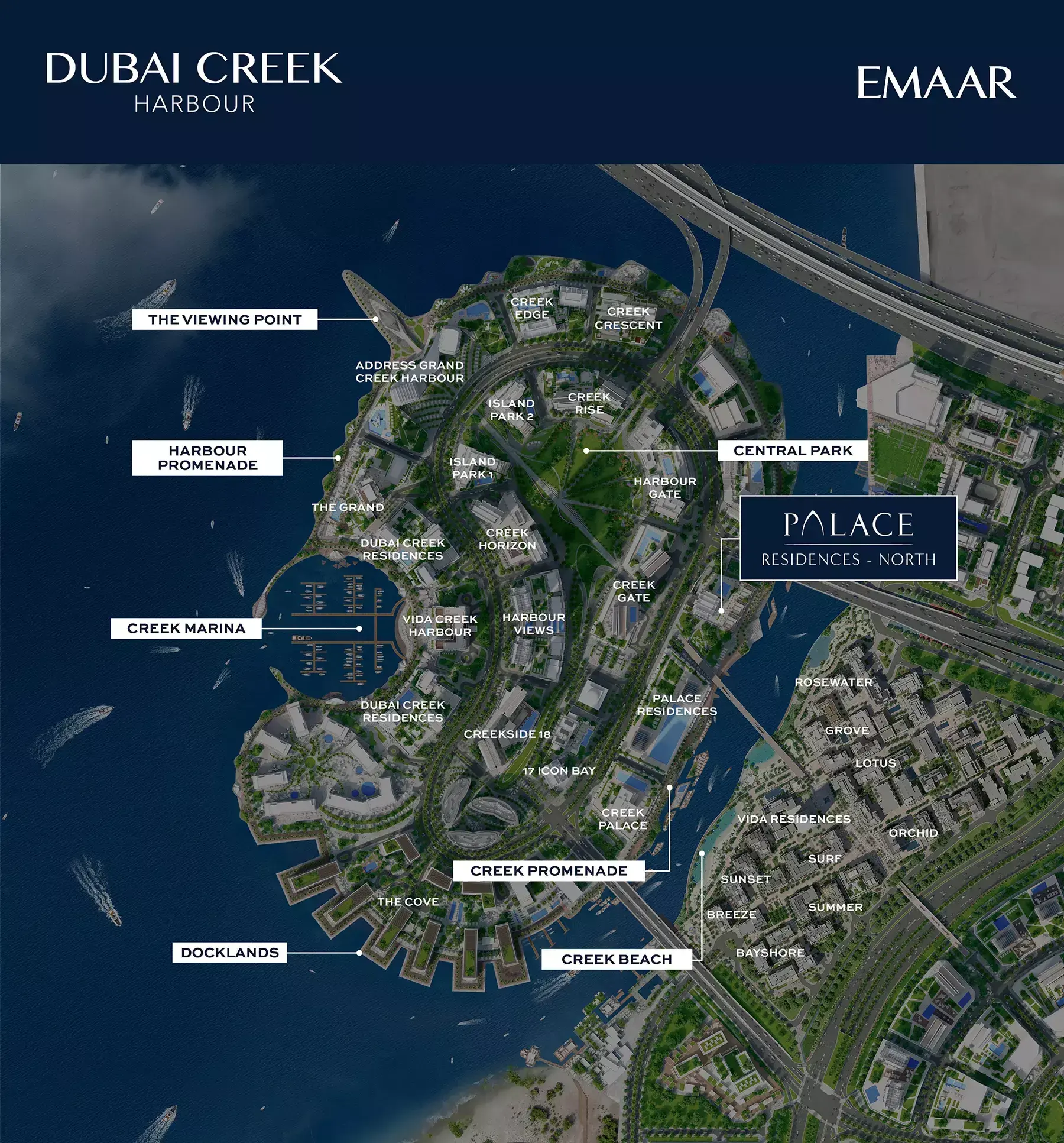 Masterplan for Palace Residences North