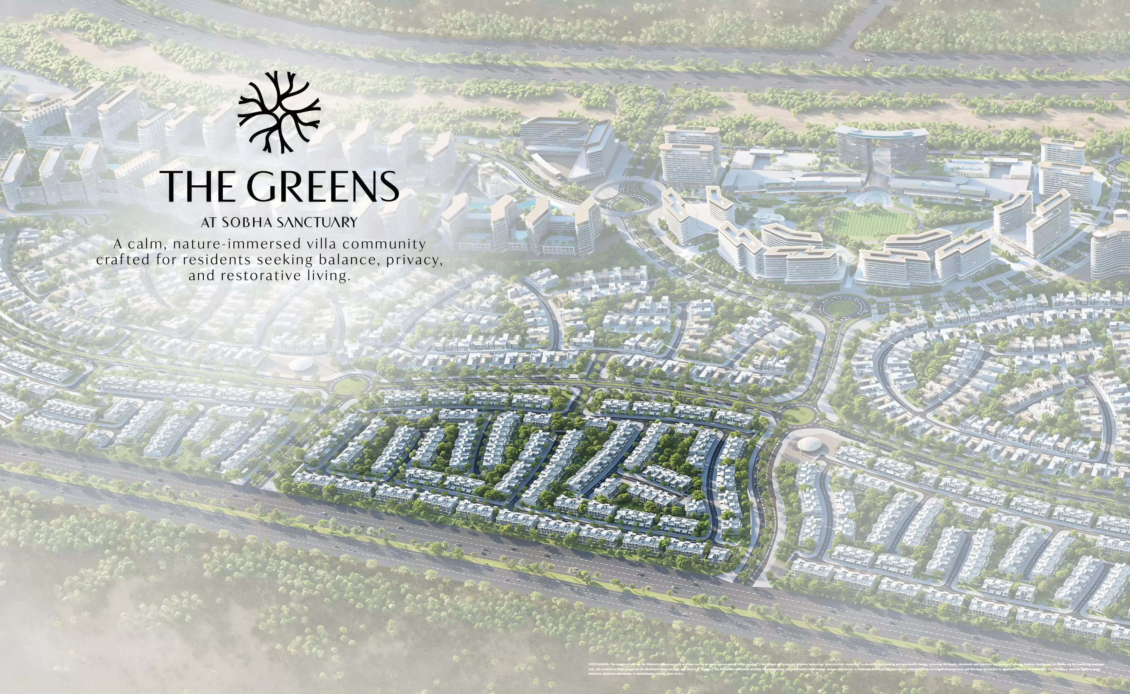 Masterplan for The Greens at Sobha Sanctuary