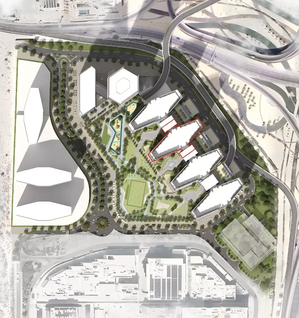Masterplan for The Eden at Sobha Central