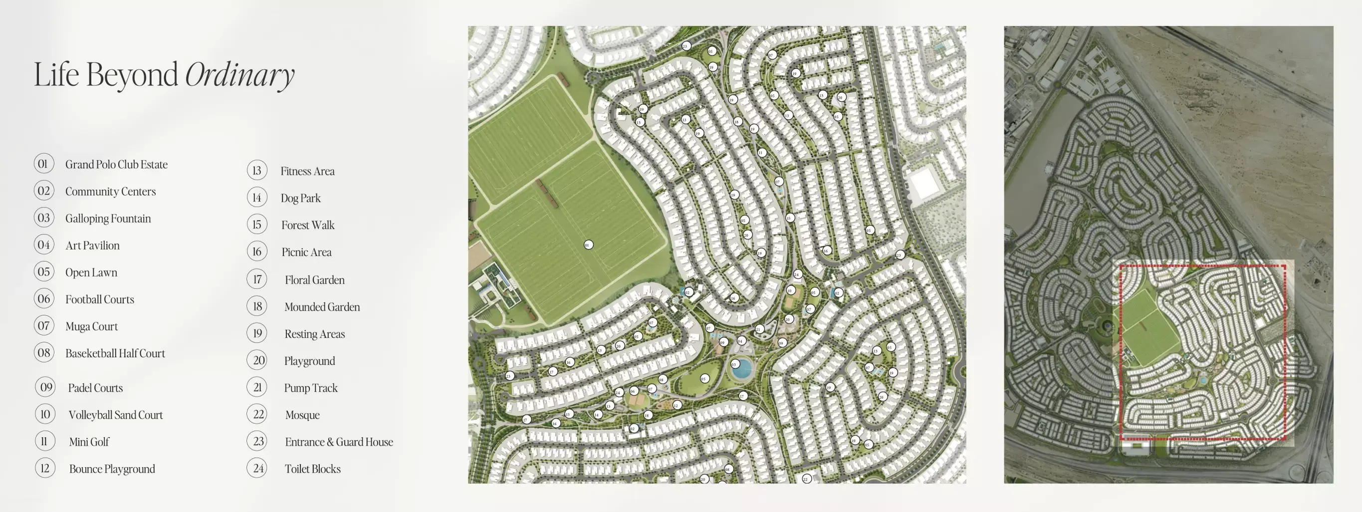 Masterplan for Grand Polo Club and Resort