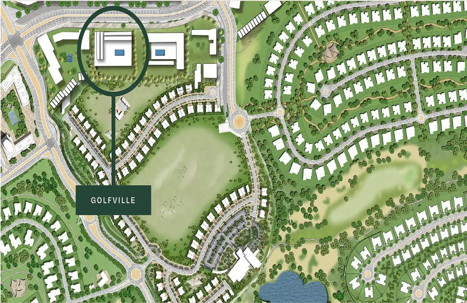 Masterplan for Golf ville