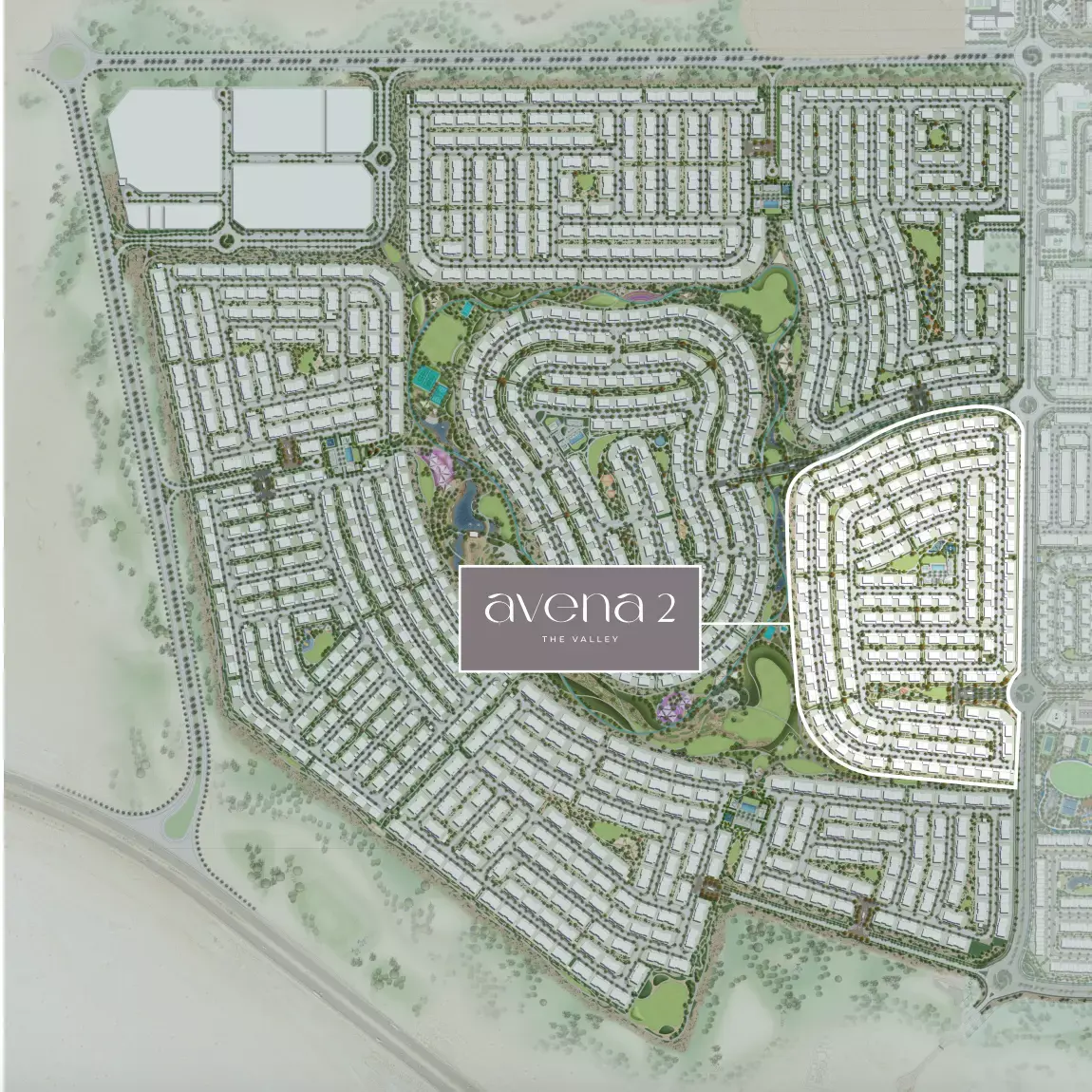 Masterplan for Avena Phase 2 By Emaar