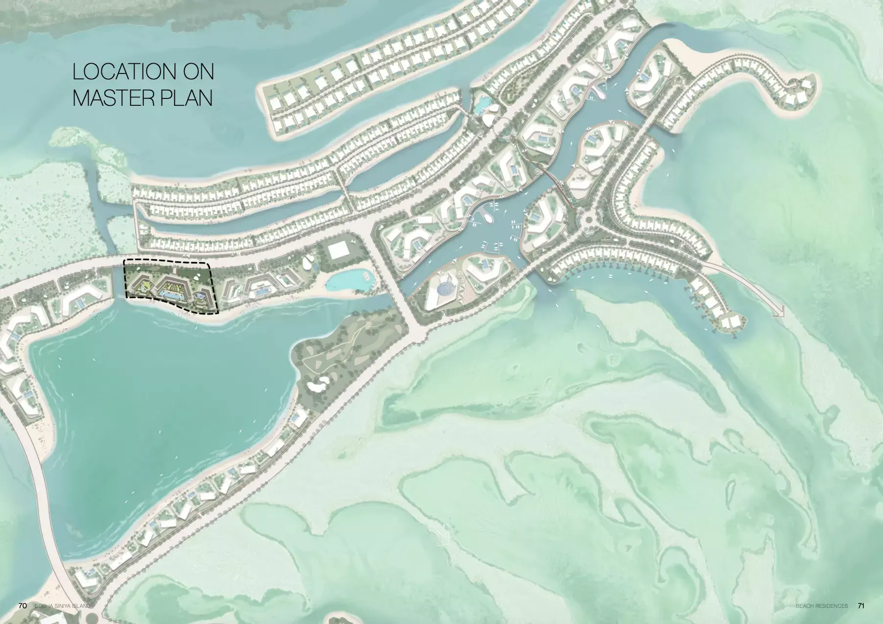 Masterplan for Delphine Beach Residences