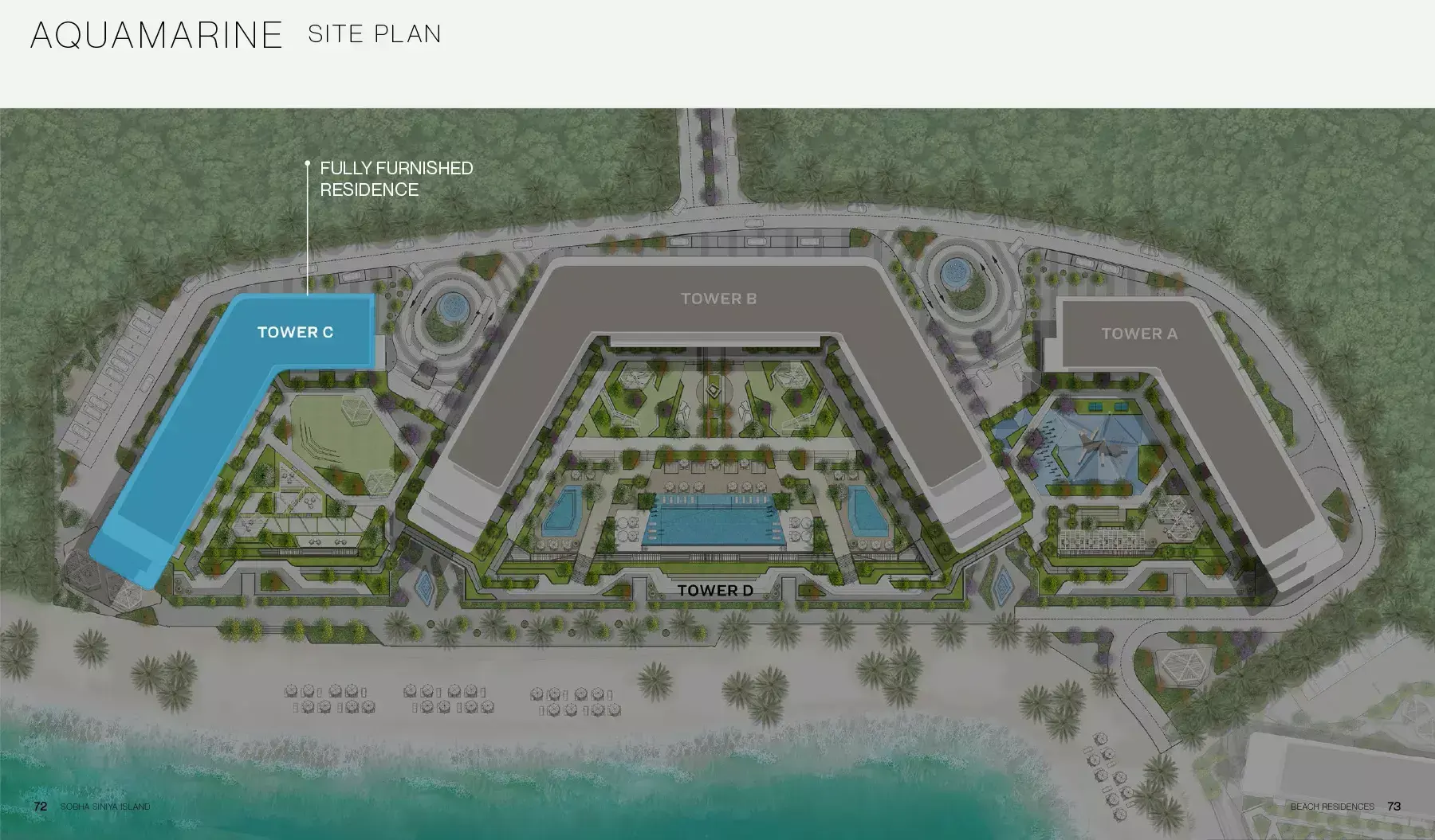 Masterplan for Aquamarine Beach Residences